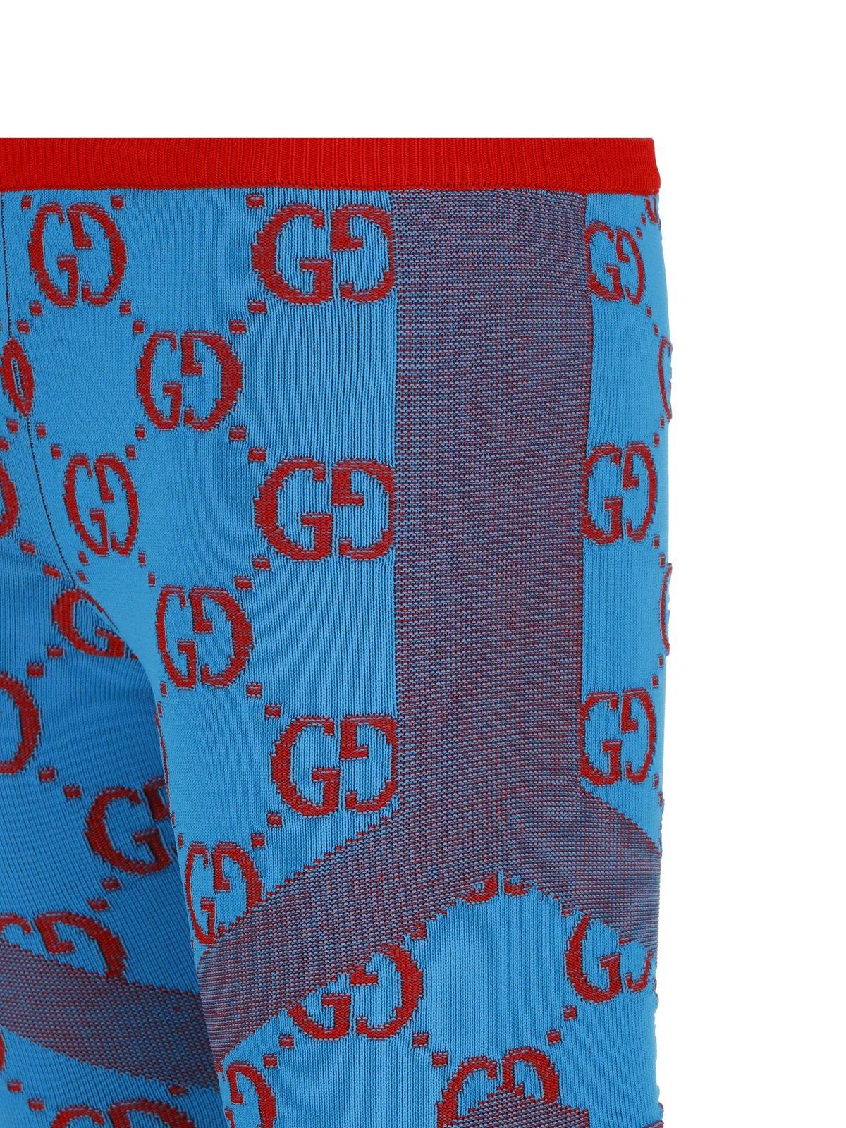 Shop Gucci All-over Patterned Leggings