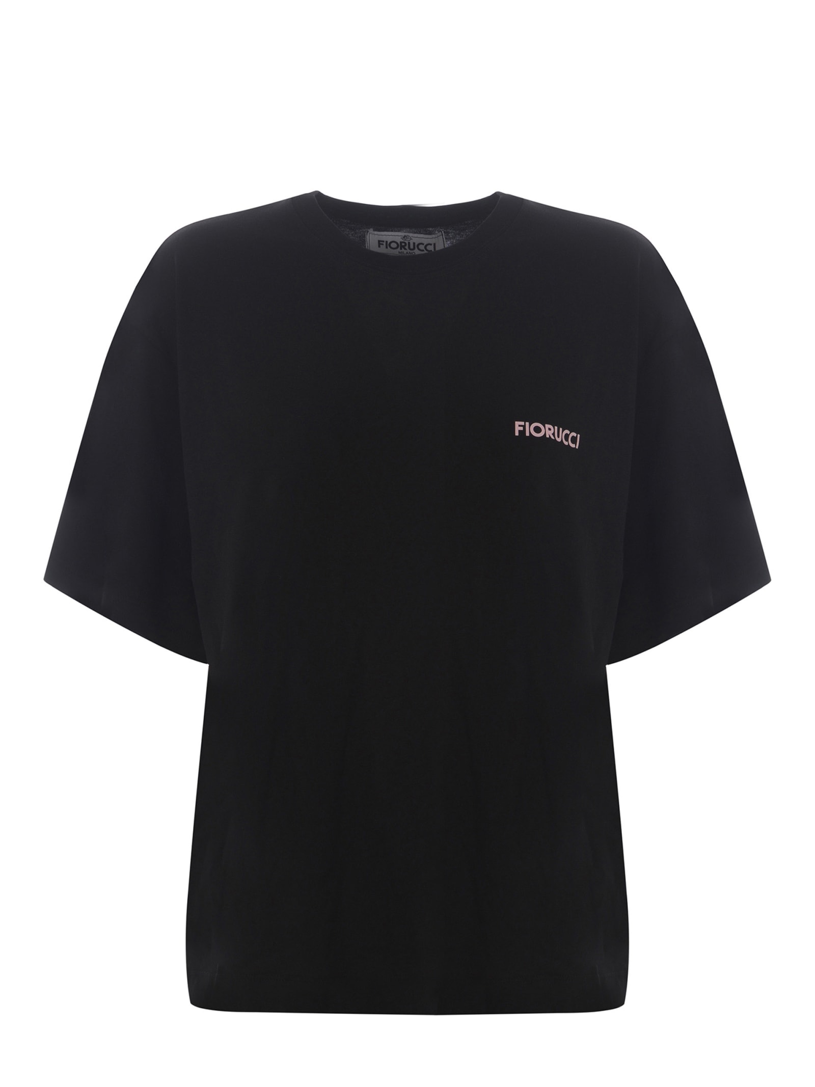 Shop Fiorucci T-shirt  Made Of Cotton In Nero