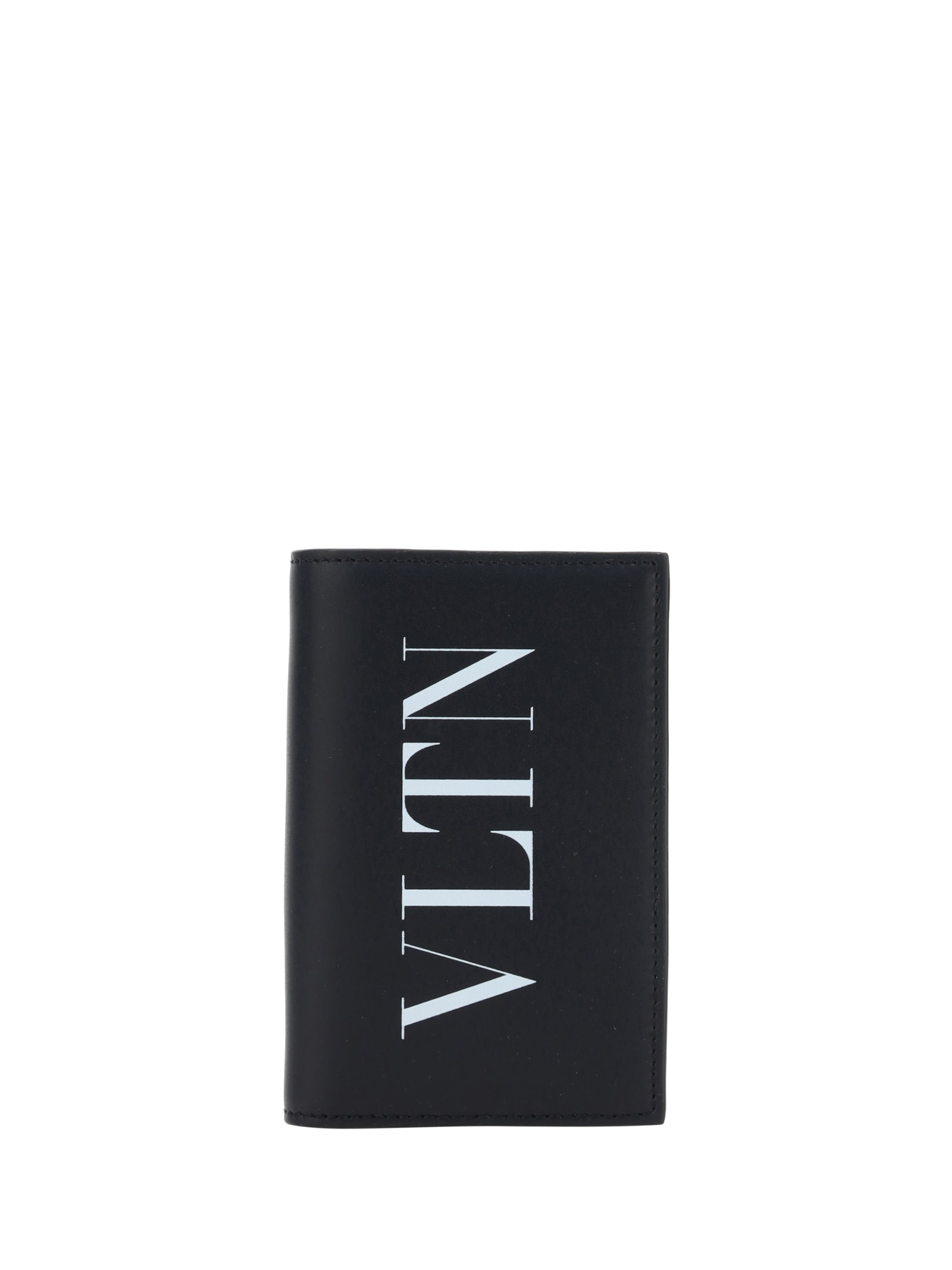 Valentino Garavani Wallets In Nero/bianco