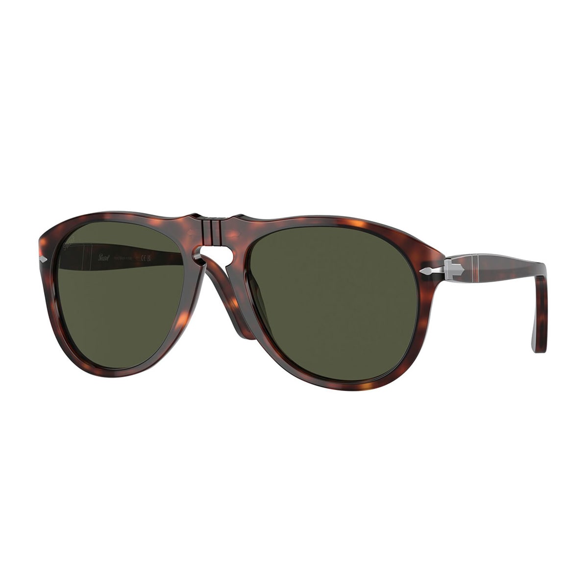 Shop Persol Po0649 24/31 Havana Sunglasses In Marrone