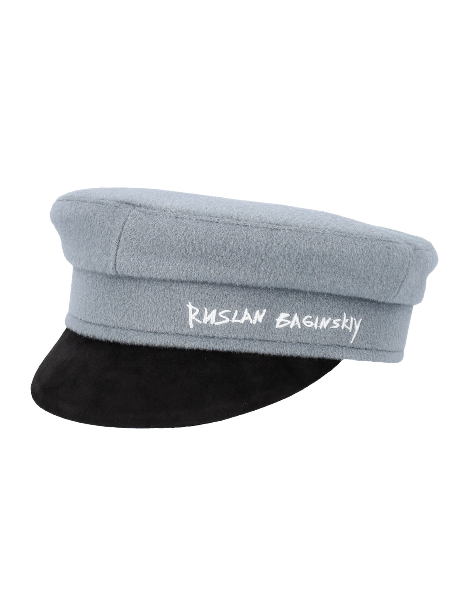 Ruslan Baginskiy Embroidered Signature Baker Boy Hat