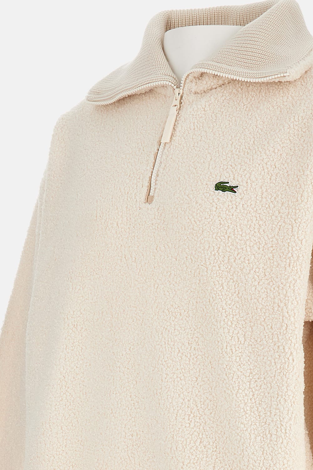 Lacoste Teddy Sweatshirt In Neutral