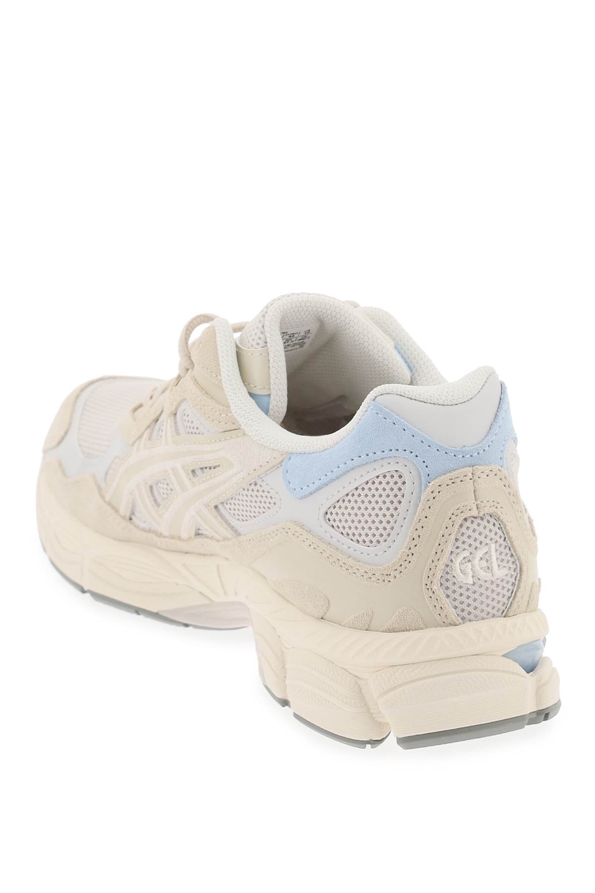Shop Asics Gel-nyc Sneakers In Smoke Grey Smoke Grey (beige)