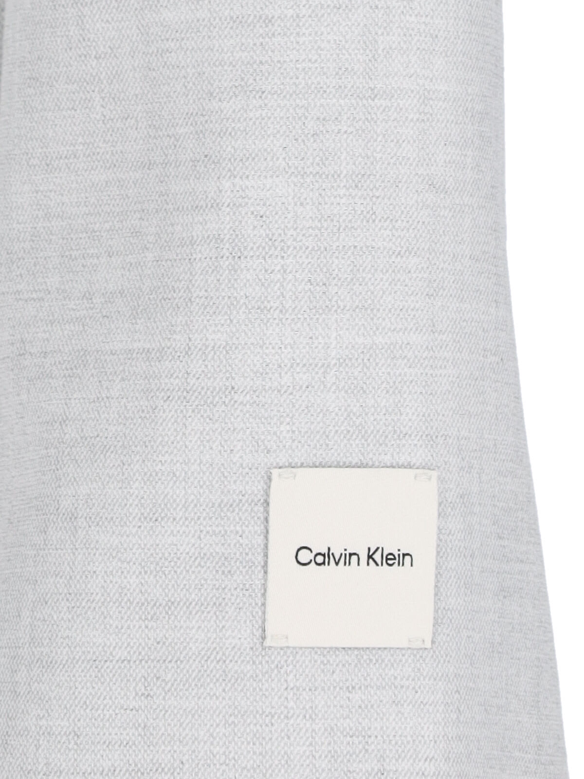 Shop Calvin Klein Single-breasted Blazer In Gray