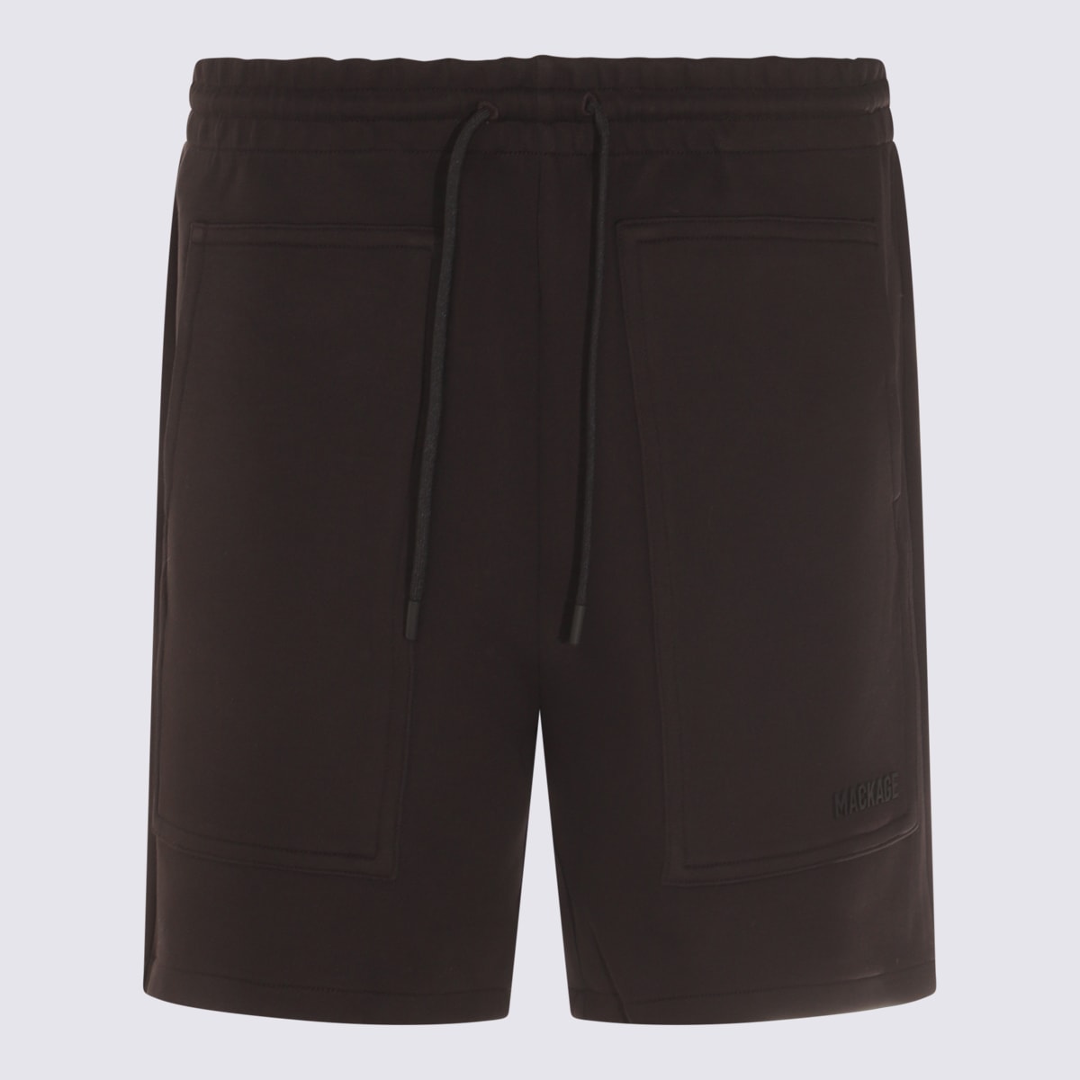 Black Cotton Shorts