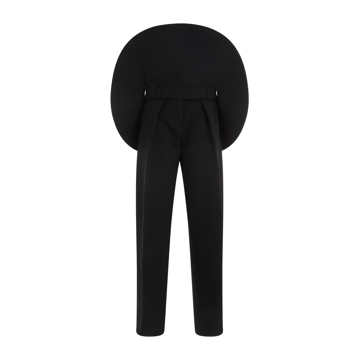 Shop Jacquemus Le Pantalon Rond Pants In Black