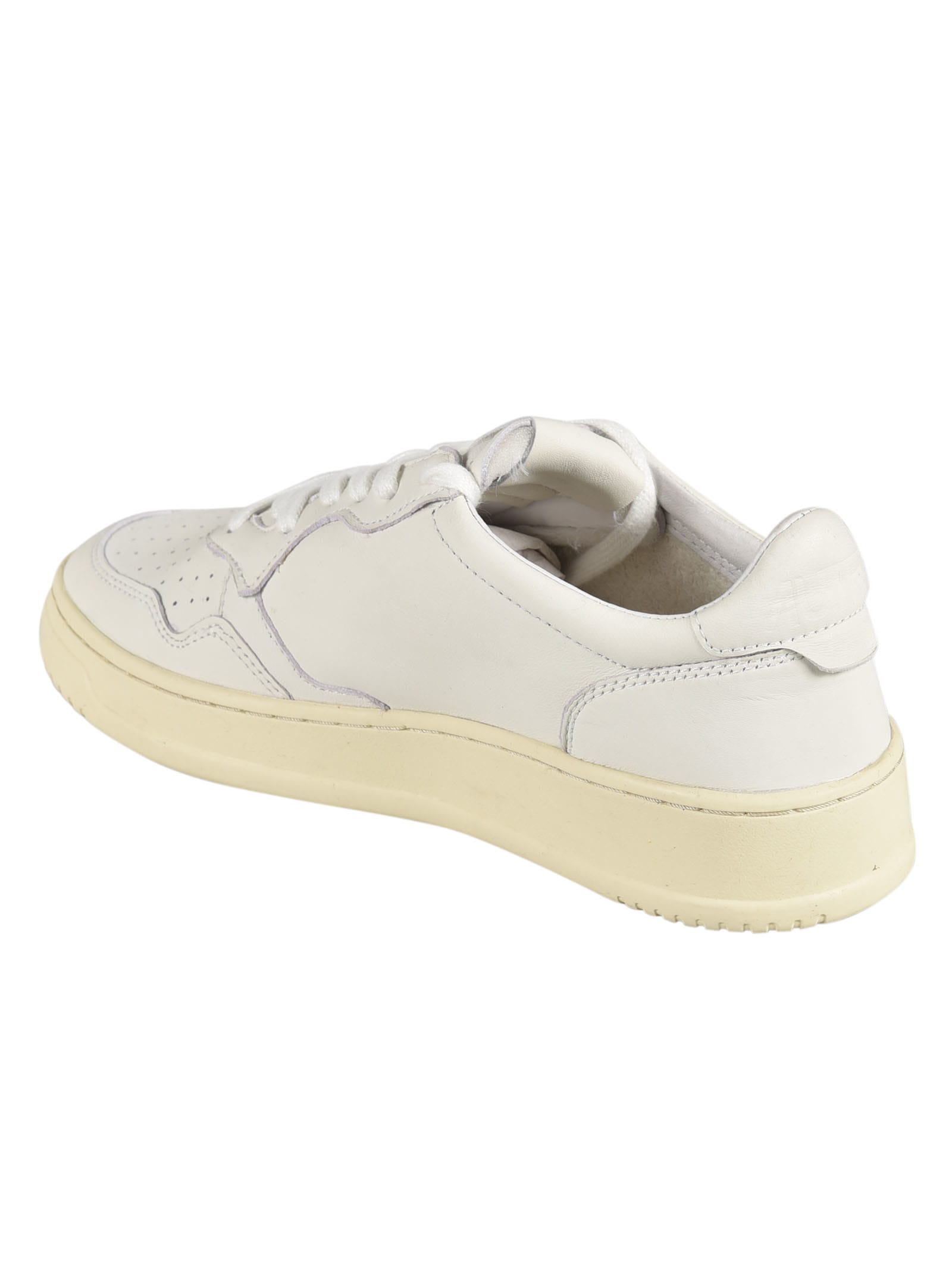 Shop Autry Logo Low Man Sneakers In White