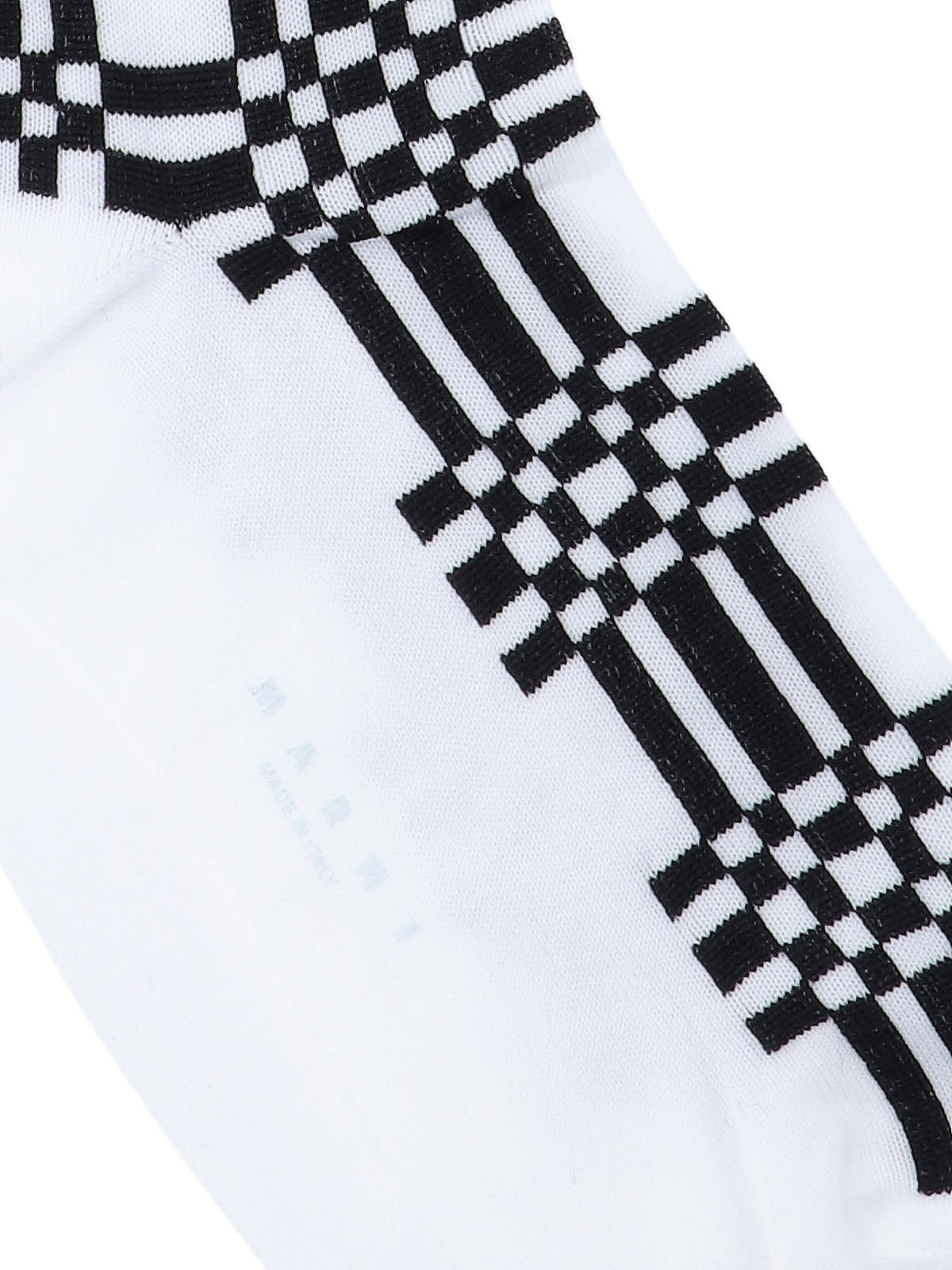 Shop Marni Picture Detail Socks In White