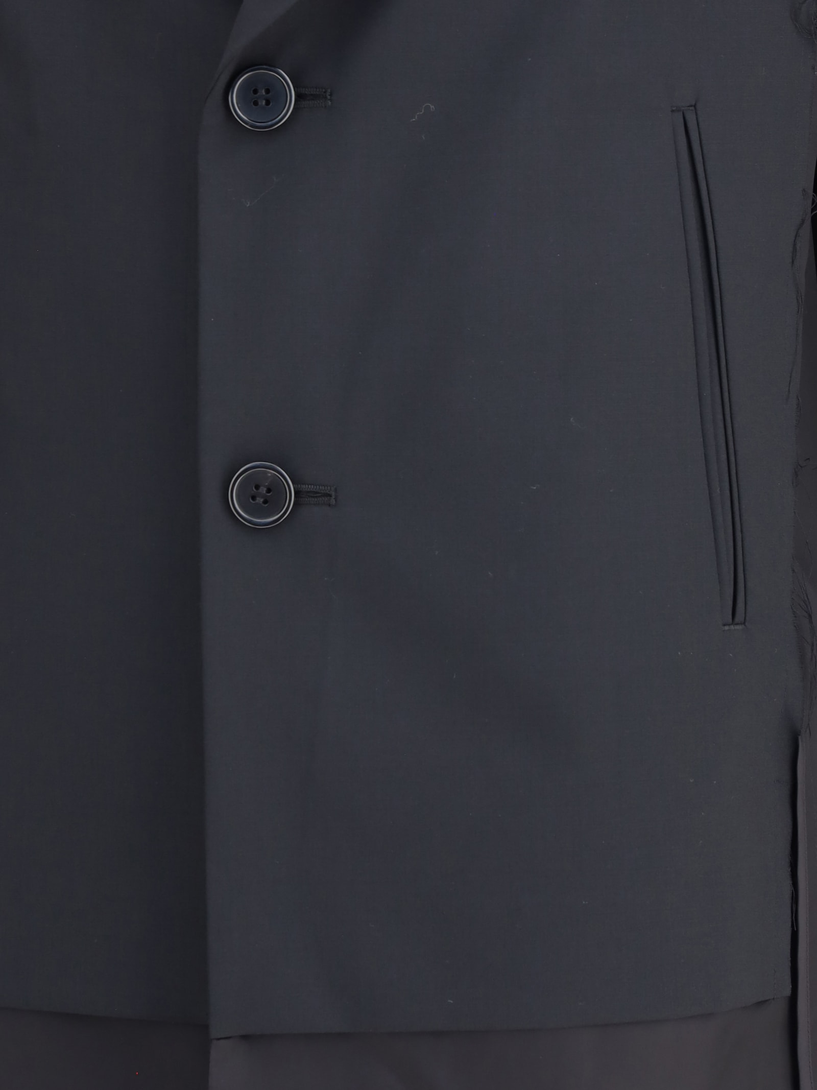 Undercover Long Blazer Jacket In Gray