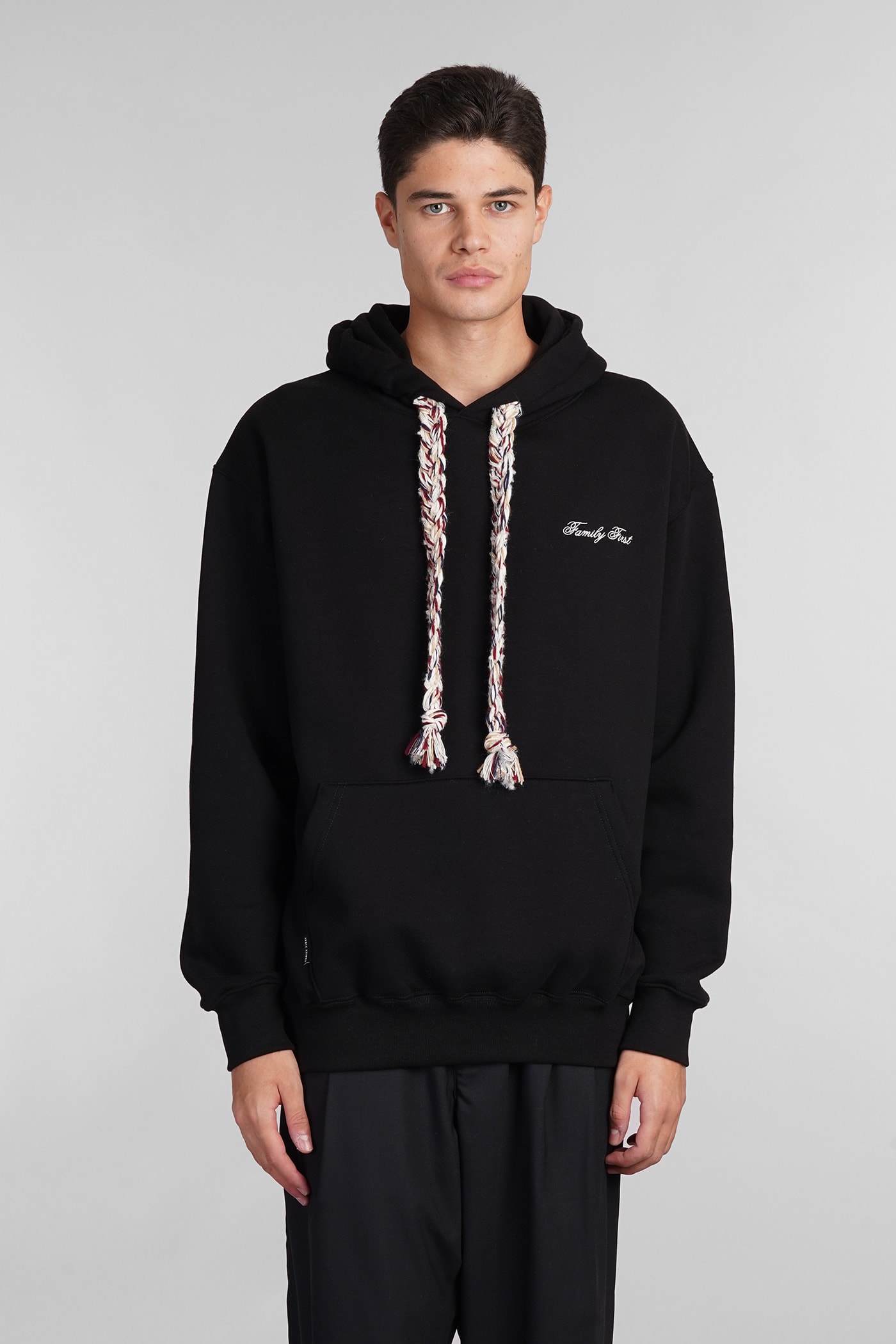 Sweatshirt In Black Cotton