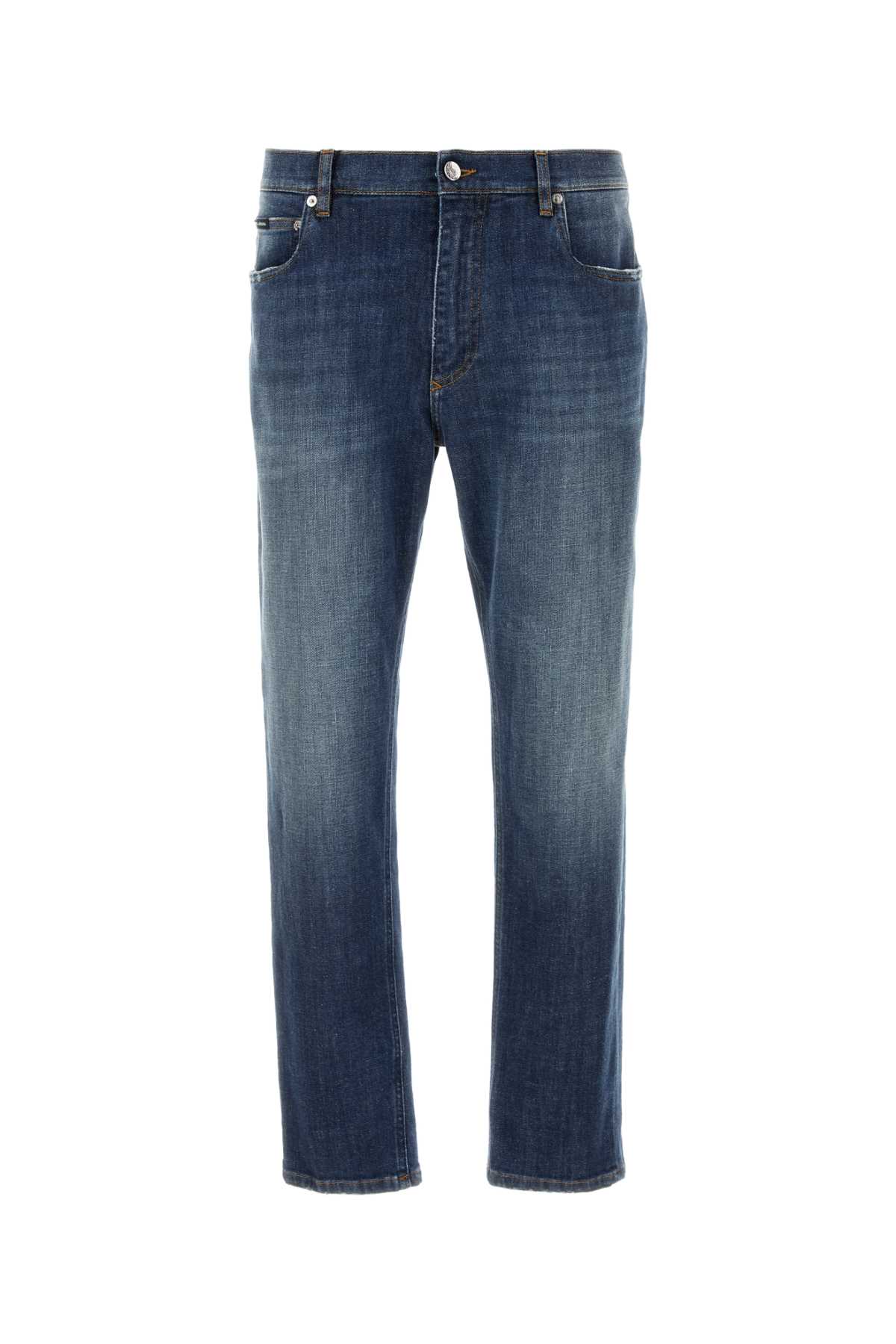 Shop Dolce & Gabbana Stretch Denim Jeans In Varianteabbinata