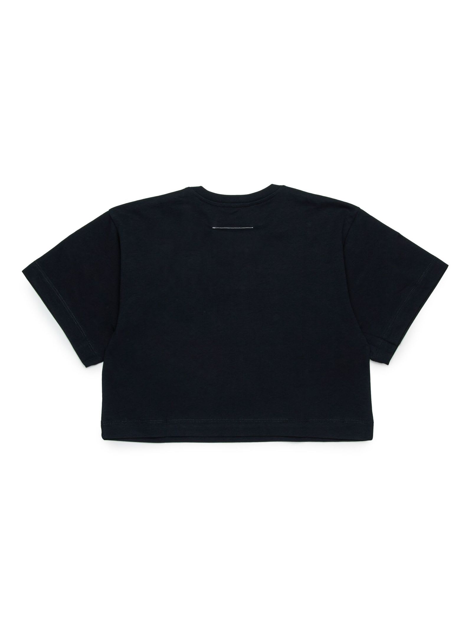 Shop Maison Margiela T-shirts And Polos Black