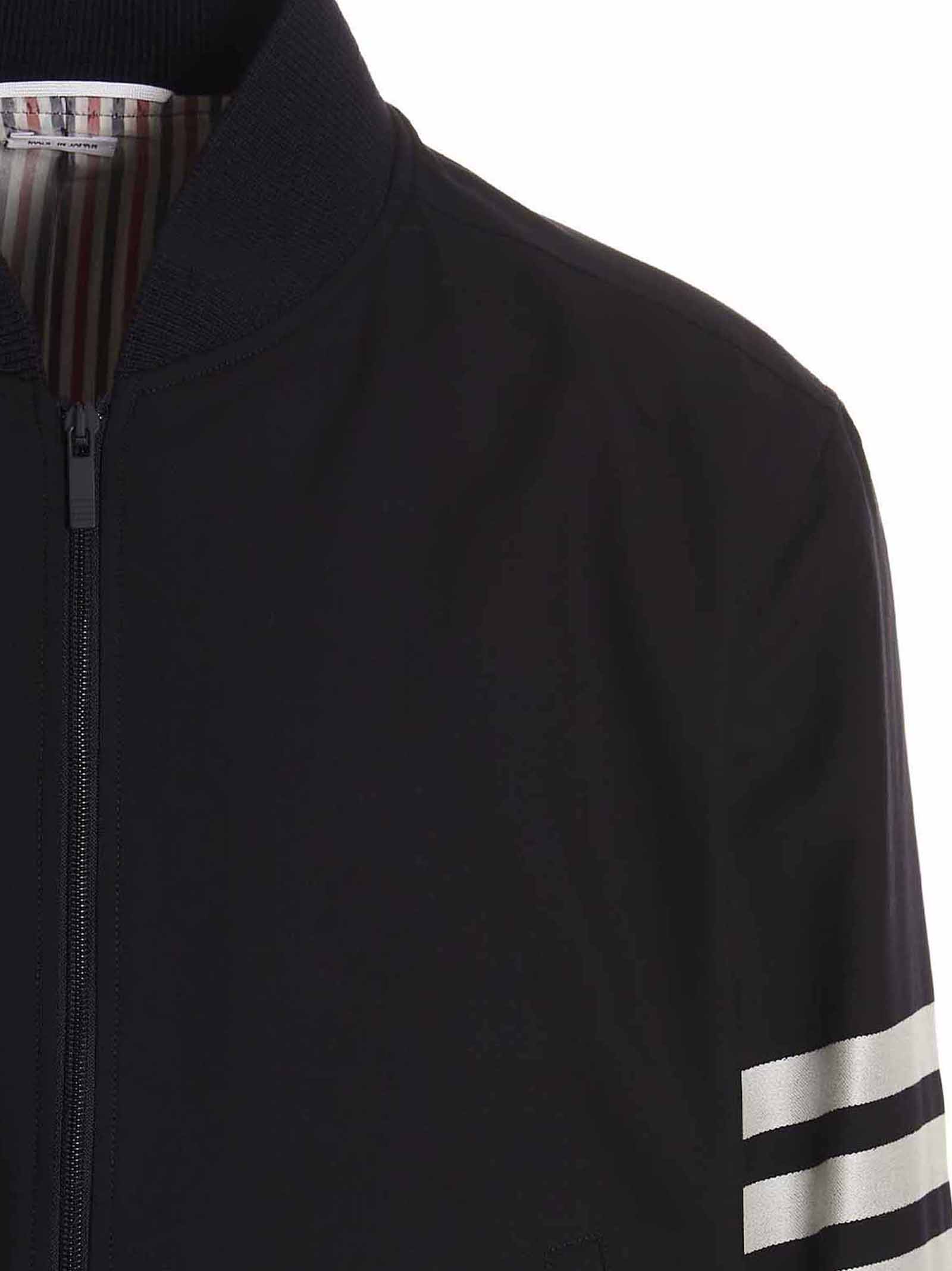Thom Browne Reversible Jacket In Blue