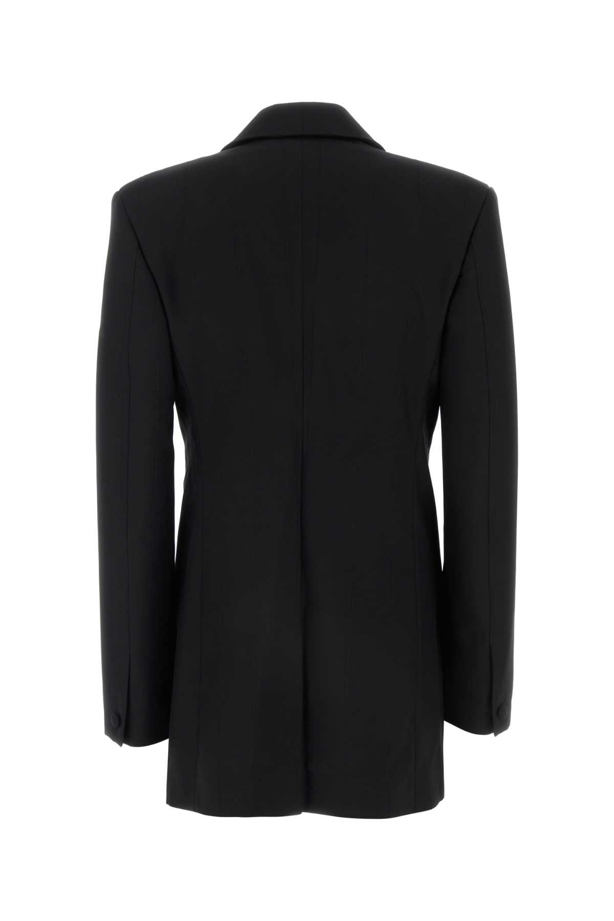 Shop Givenchy Black Stretch Wool Blend Blazer