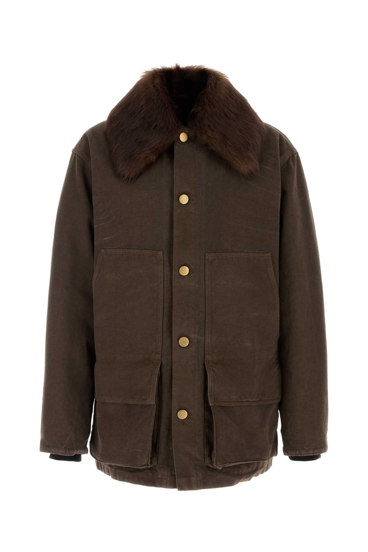 Brown Cotton Jacket