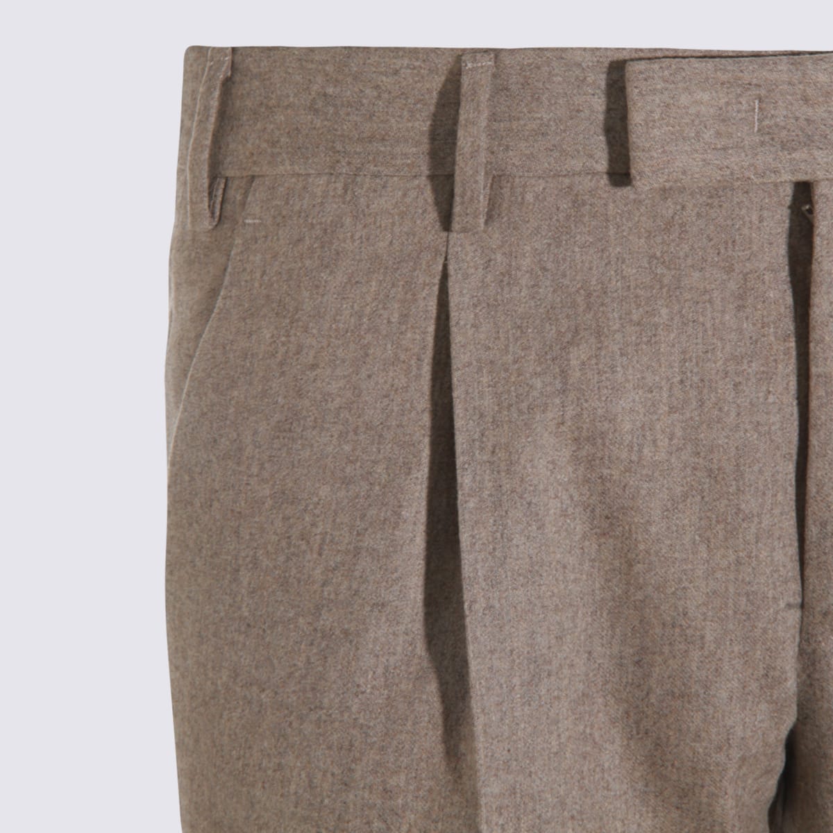 Pt Torino Pt01 Virgin Wool Dress Trousers In Gray