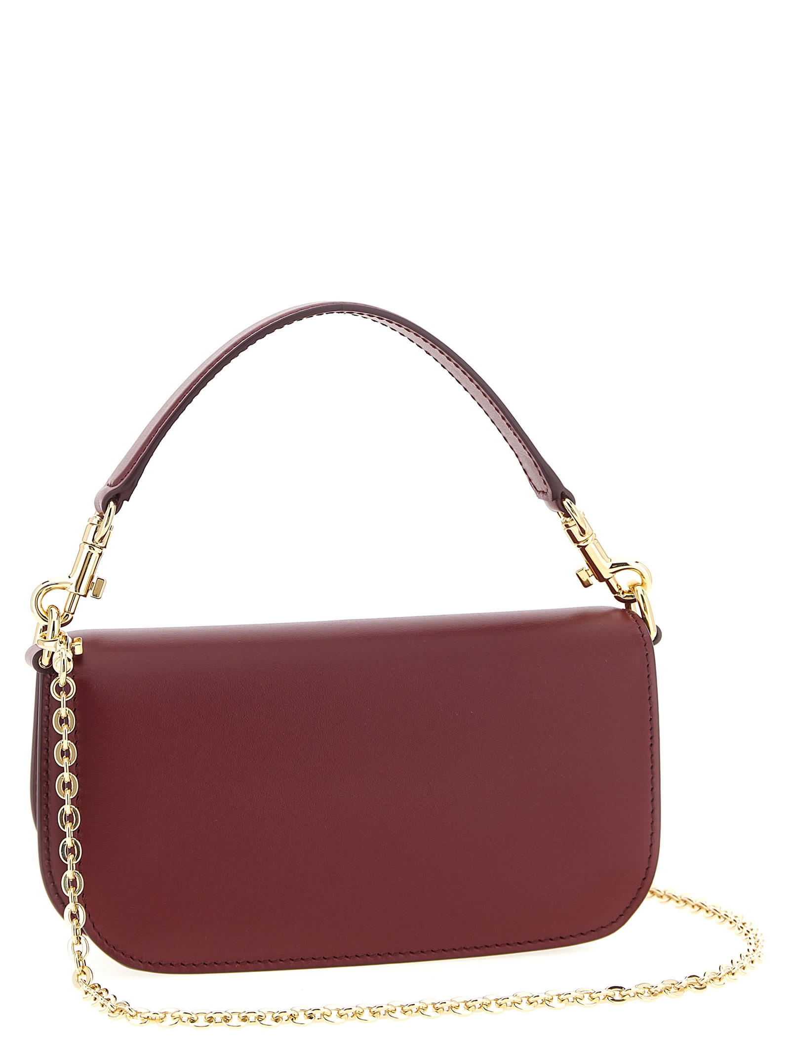 Dolce & Gabbana Maroon 3.5 Shoulder Bag In Burgundy