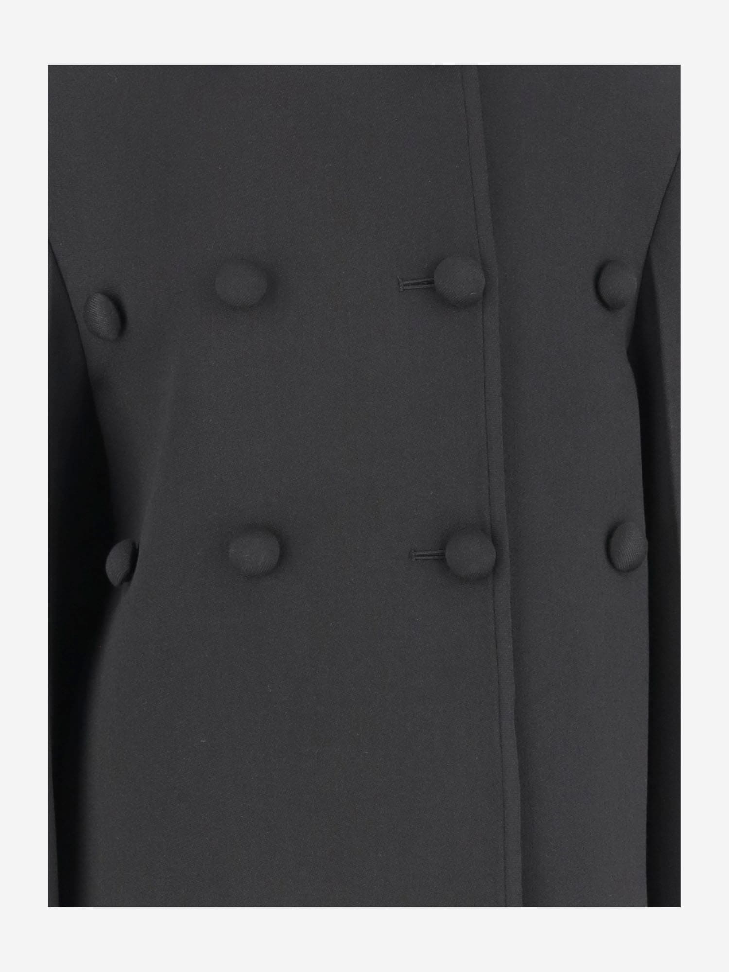 Shop Jil Sander Oversized Wool Blazer In Black