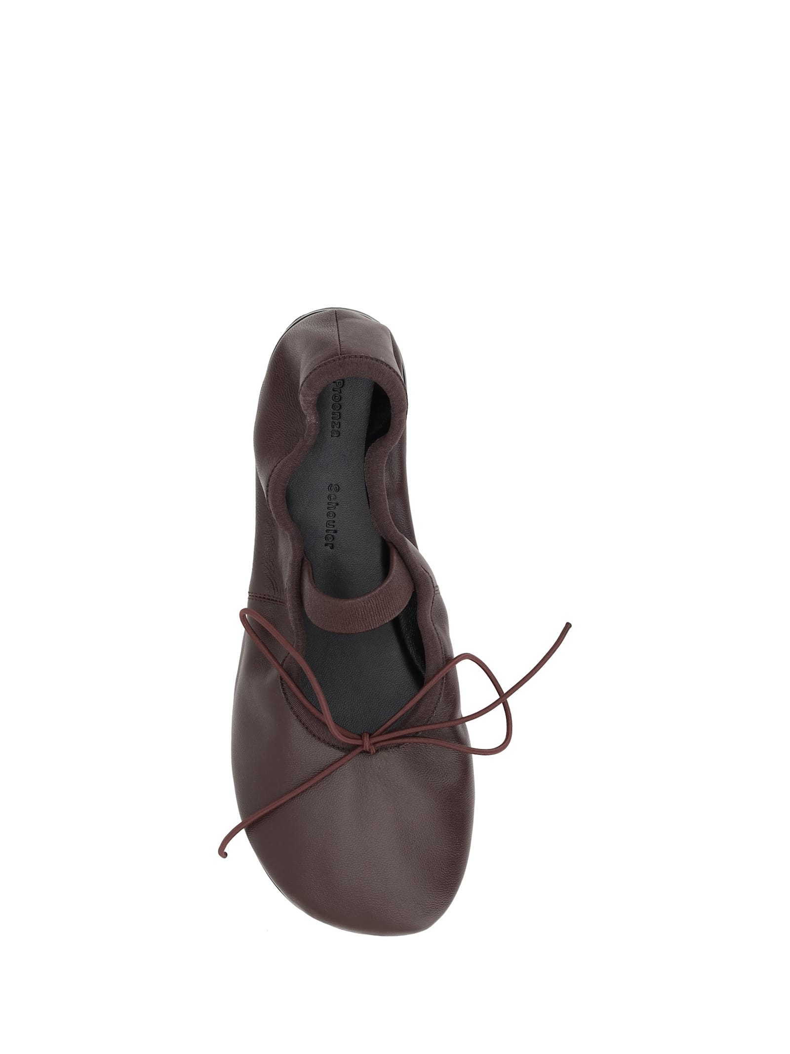 Shop Proenza Schouler Glove Mary Jane Ballerinas In Oxblood