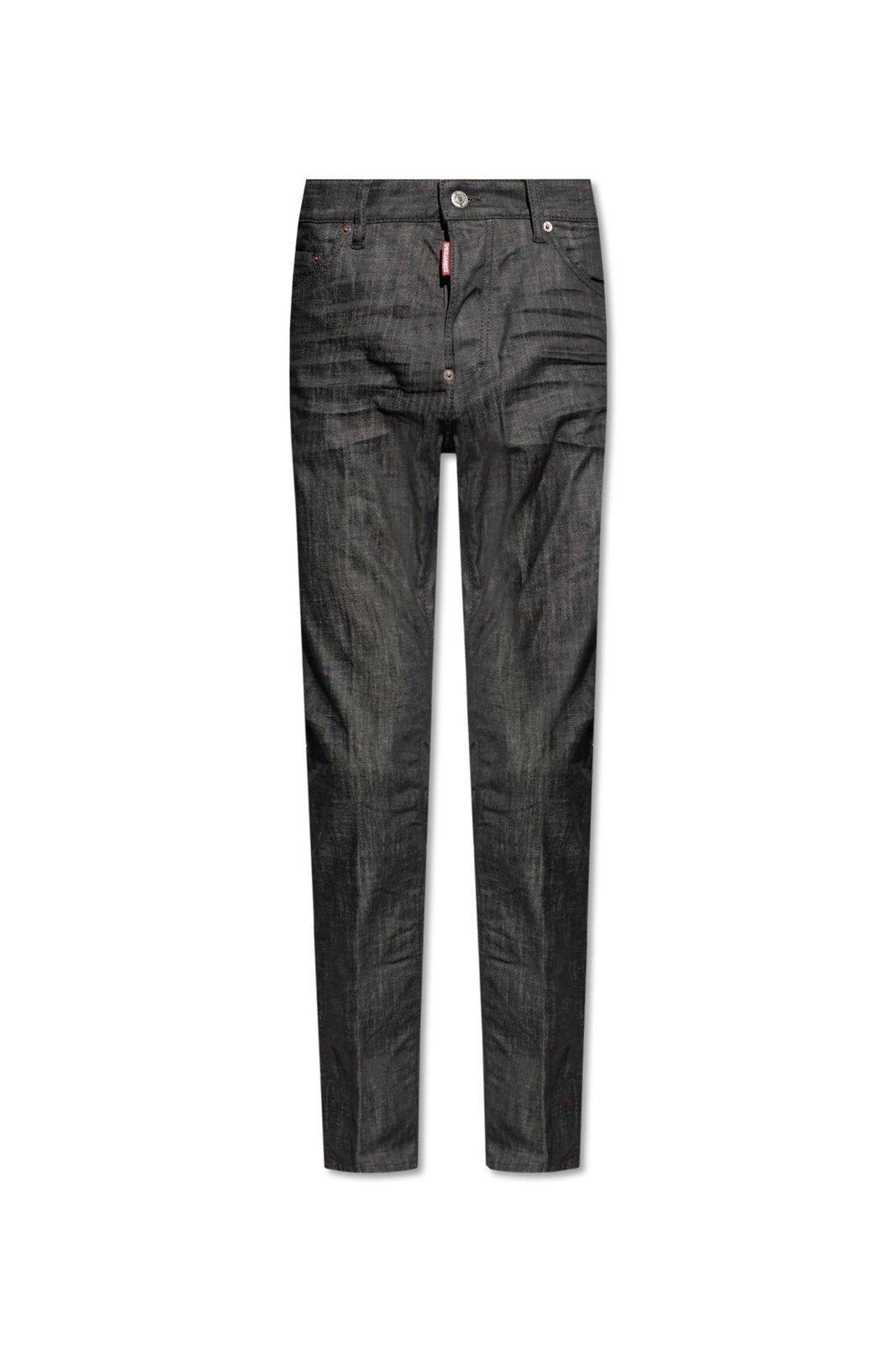 Shop Dsquared2 Cool Guy Straight-leg Jeans In Black