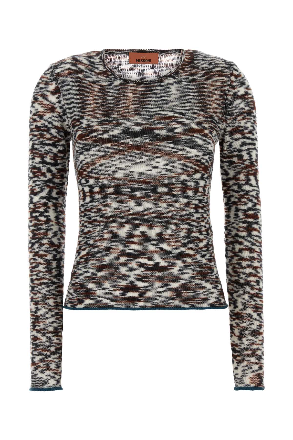 Missoni Maglia Con Motivo Fiammato Multicolor In Multi