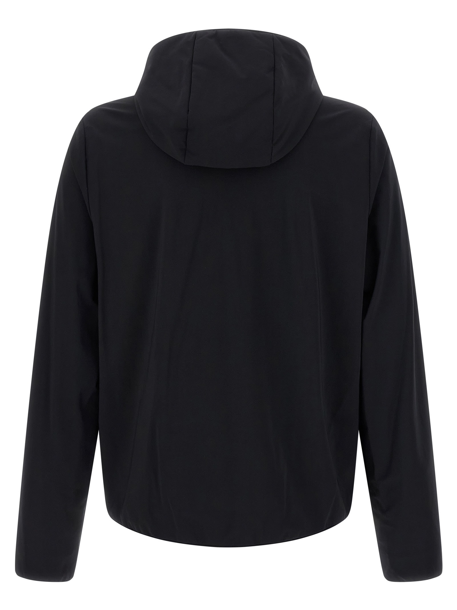 Moncler Grenoble Padded Zip-up Sweatshirt In Black