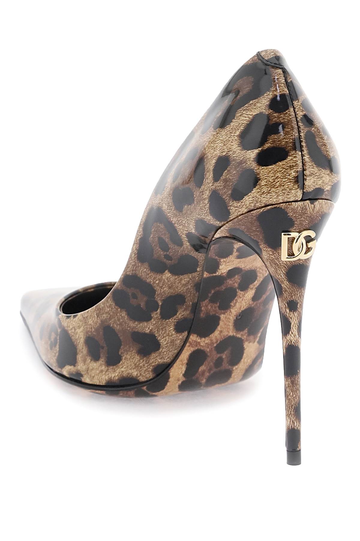 Shop Dolce & Gabbana Animal-print Pumps In Brown