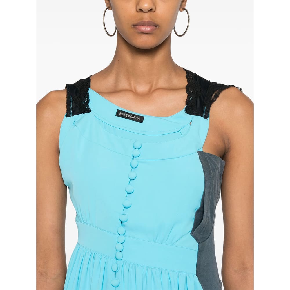 Balenciaga Dress In Blue