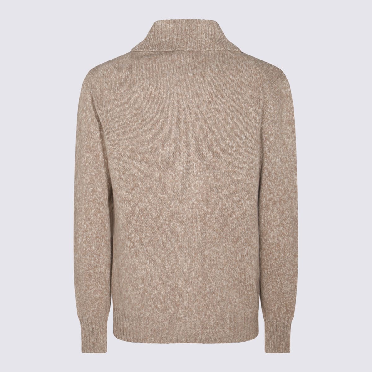 Shop Cruciani Camel Wool Knitwear In Brown