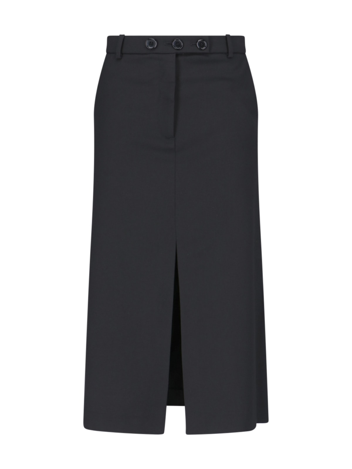 Shop The Garment Pluto Midi Skirt In Black