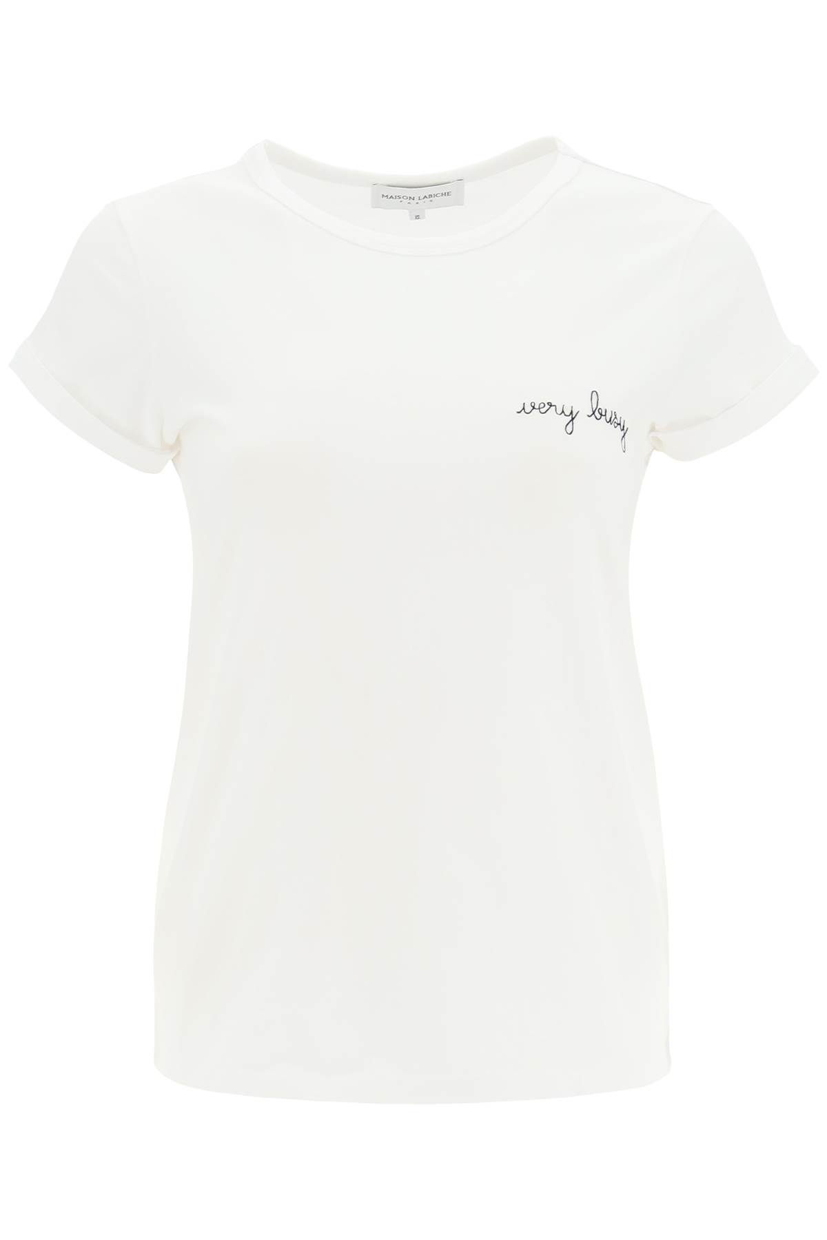 Maison Labiche Poitou T-shirt With Very Busy Embroidery