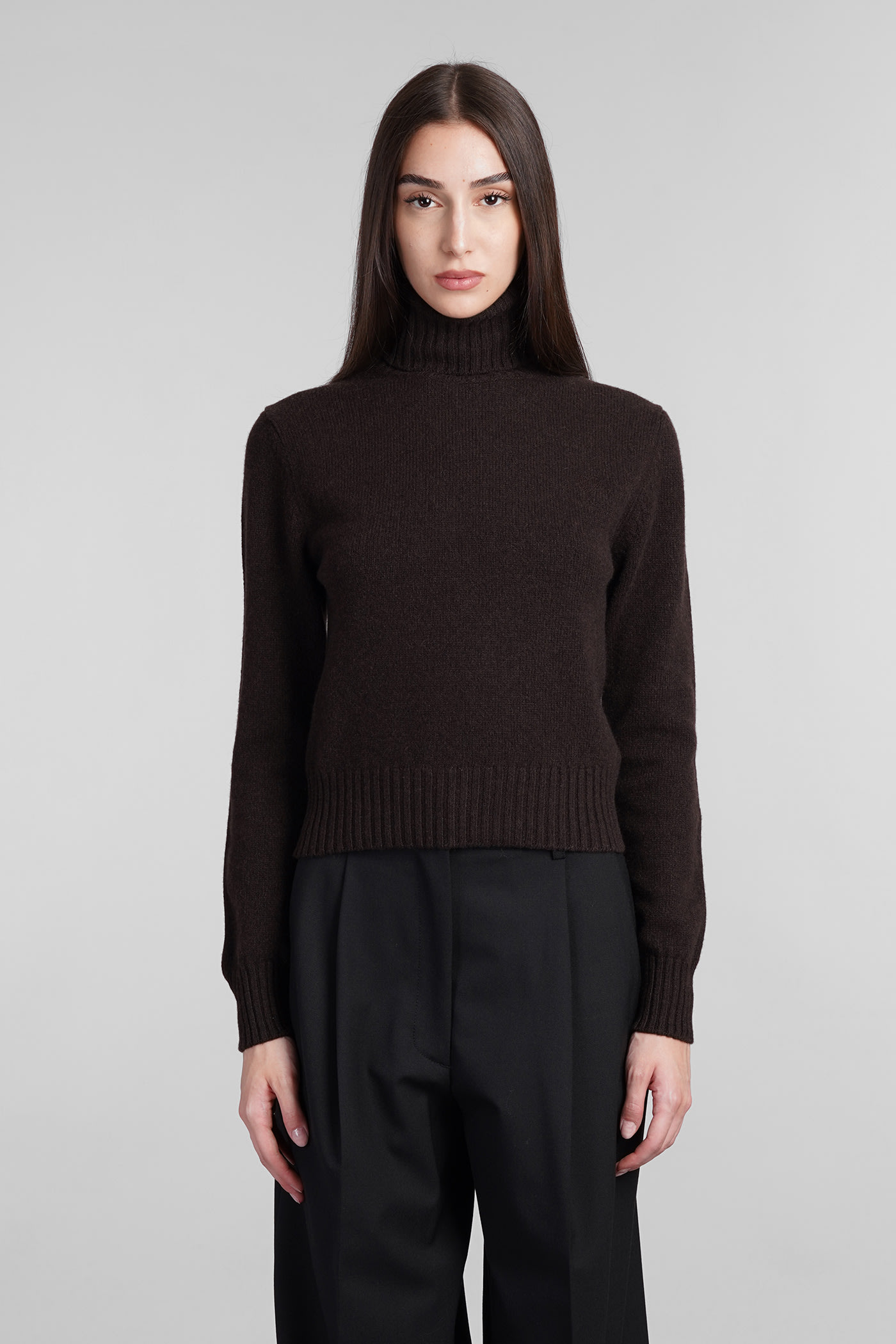 Knitwear In Brown Cashmere