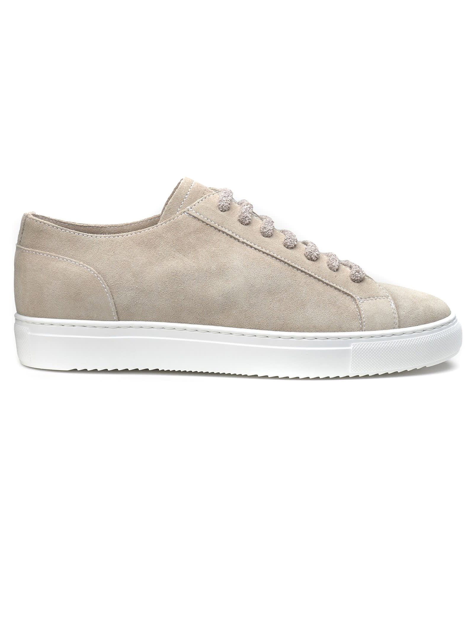 Beige Suede Sneakers