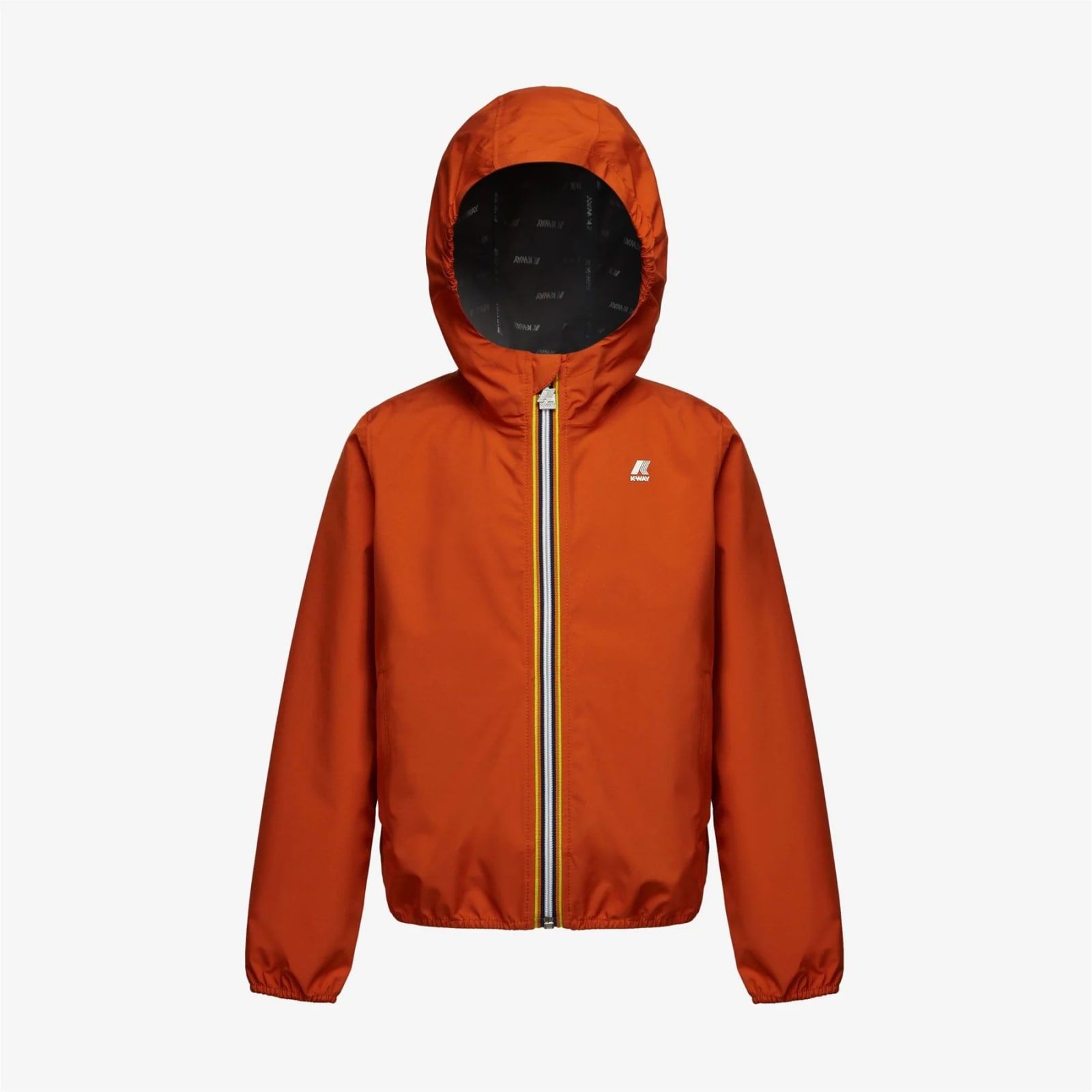 K-way Kids' Jacket With Hood In Orange