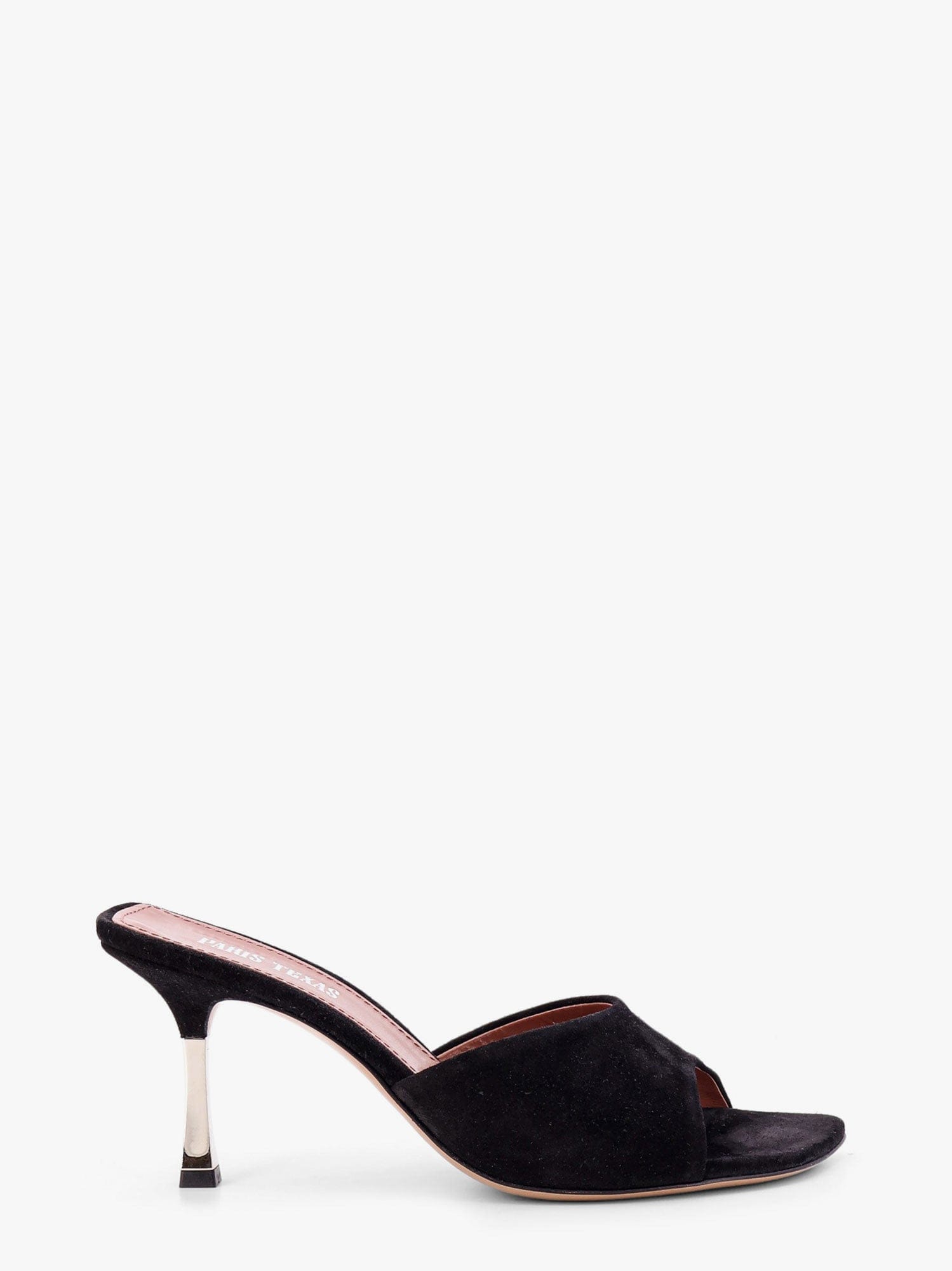Paris Texas Mules In Black Suede Leather In Black