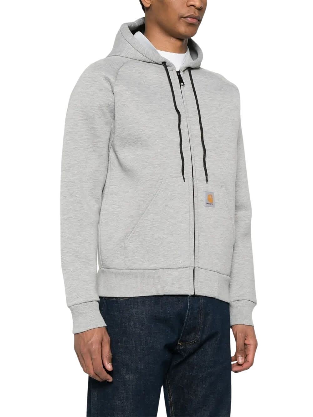 Carhartt Car-lux Hooded Jacket In Gray
