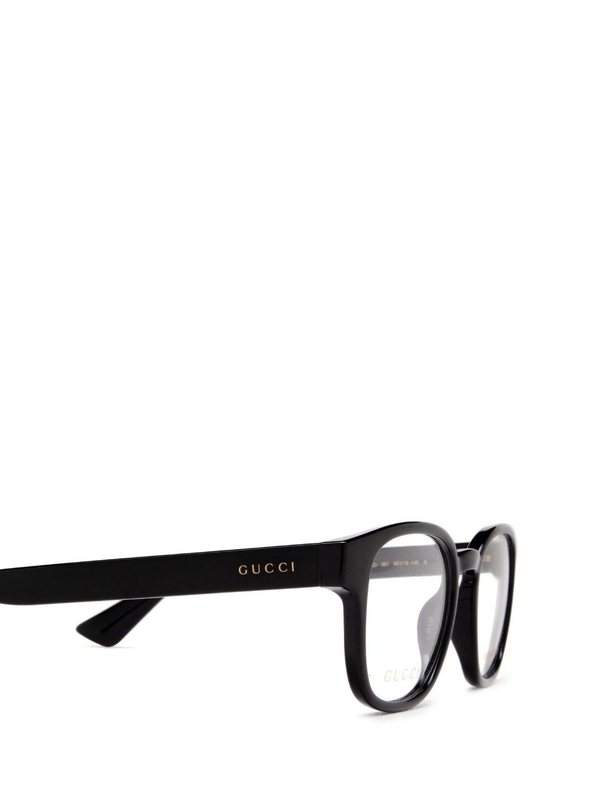 Gucci Square Frame Glasses In Black