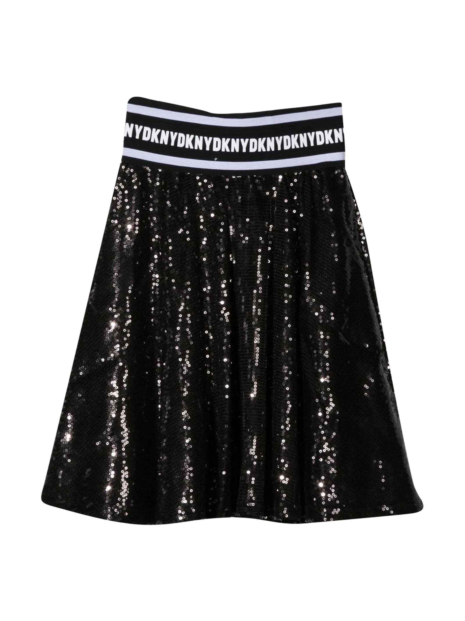 DKNY Black Skirt Girl