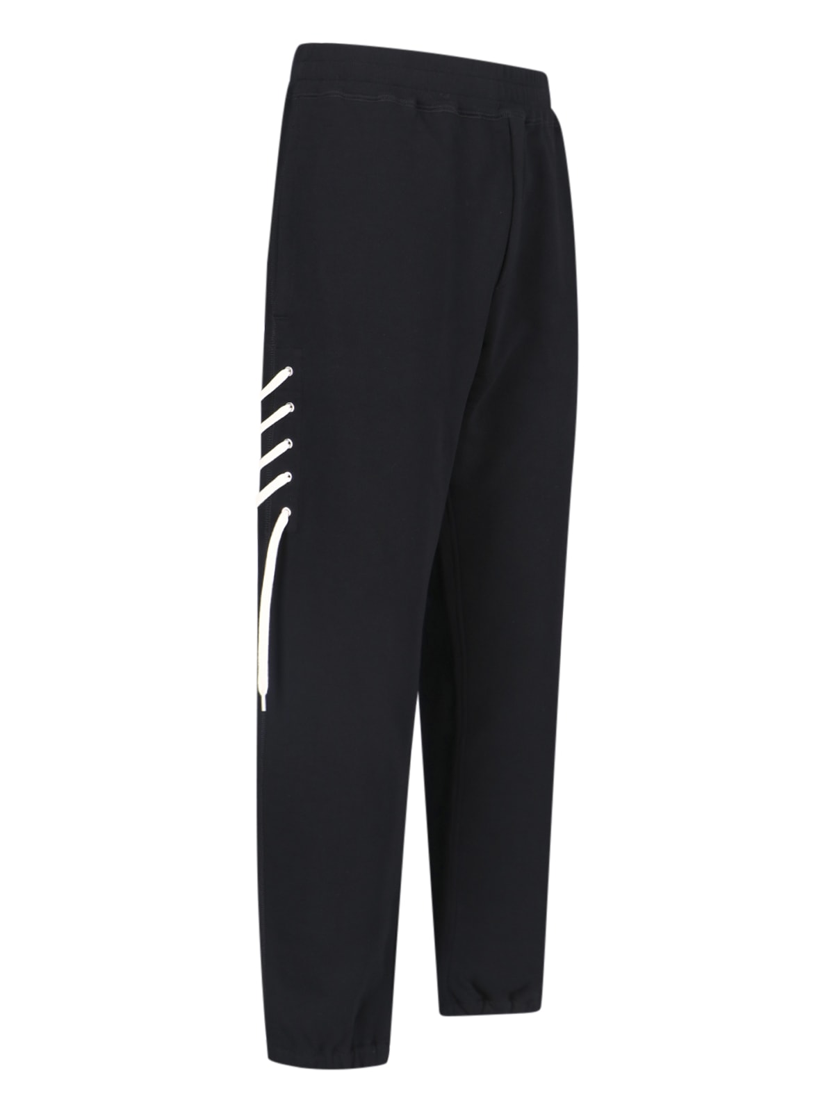 Shop Craig Green Lace-up Sports Pants In Black