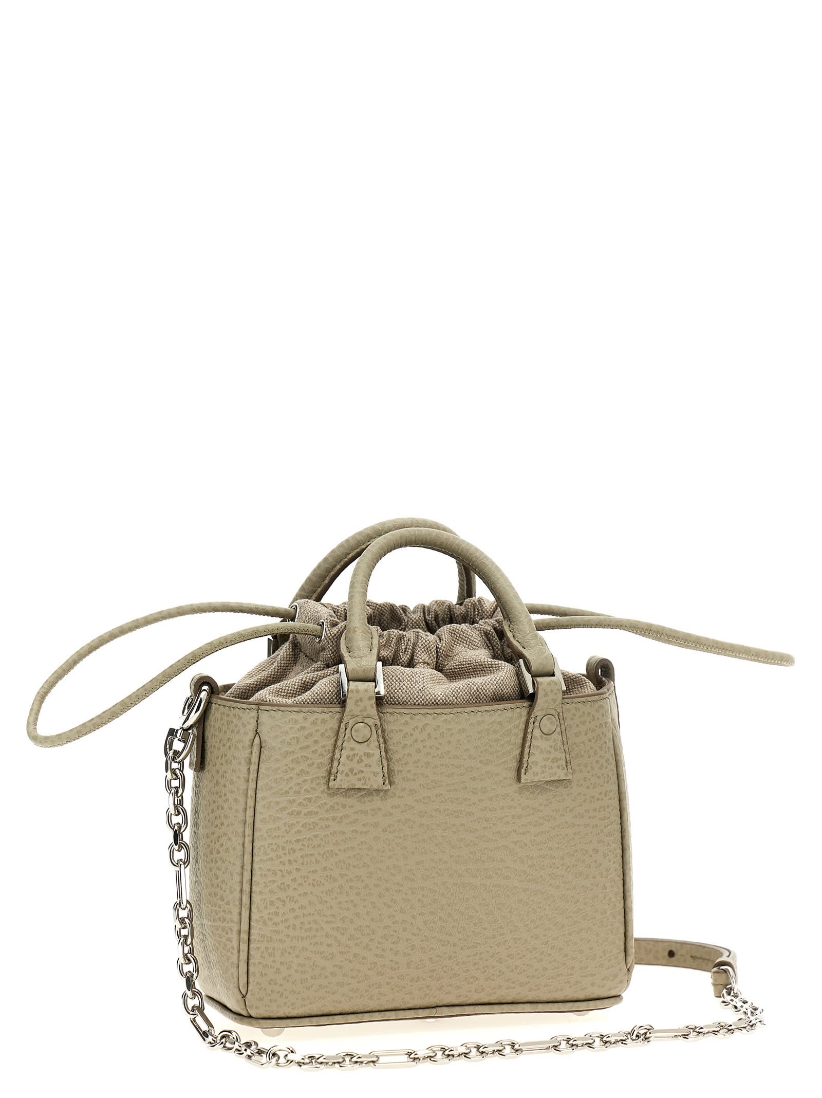 Maison Margiela '5ac Tote Horizontal' Handbag In Gray