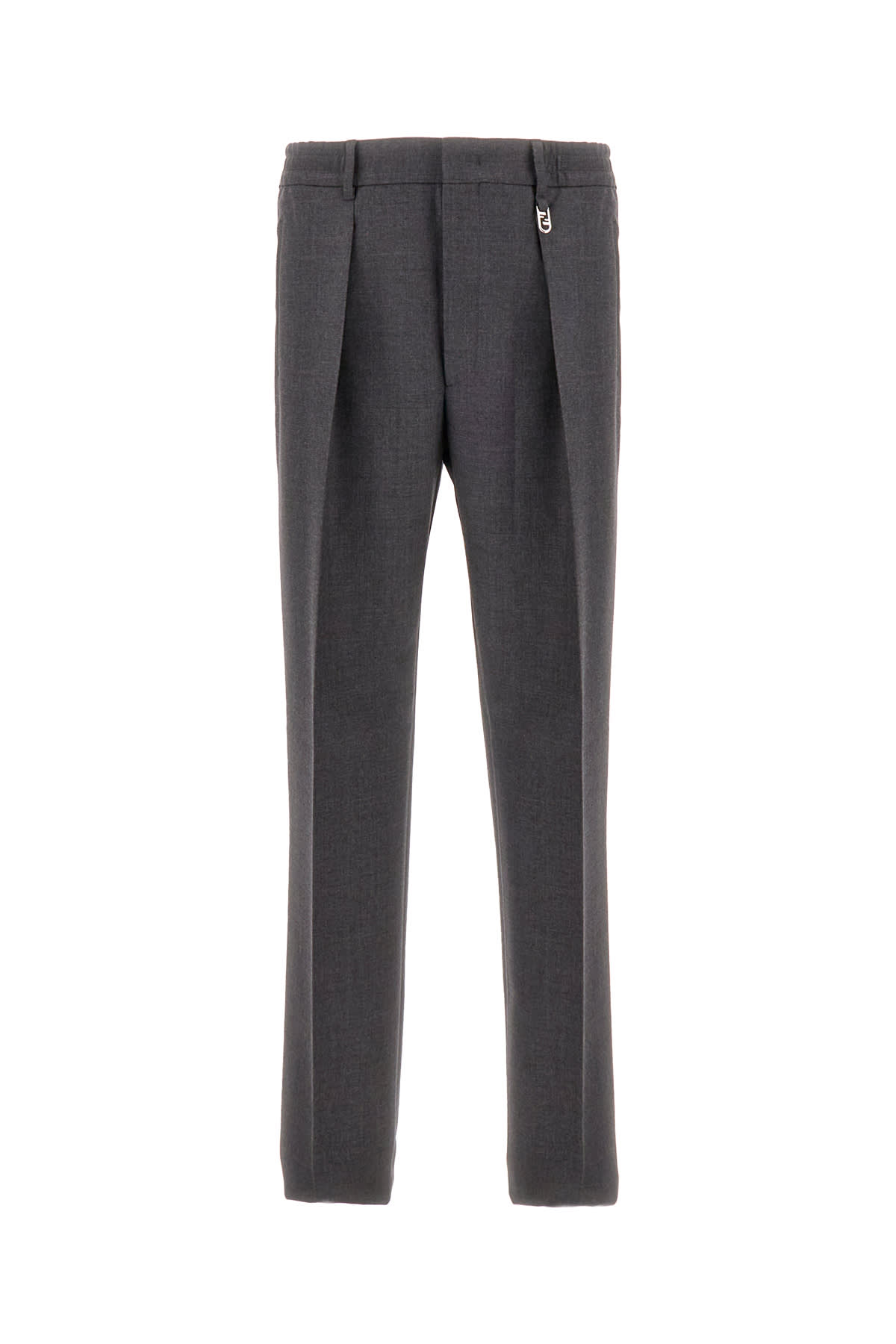 FENDI DARK GREY WOOL PANTS 