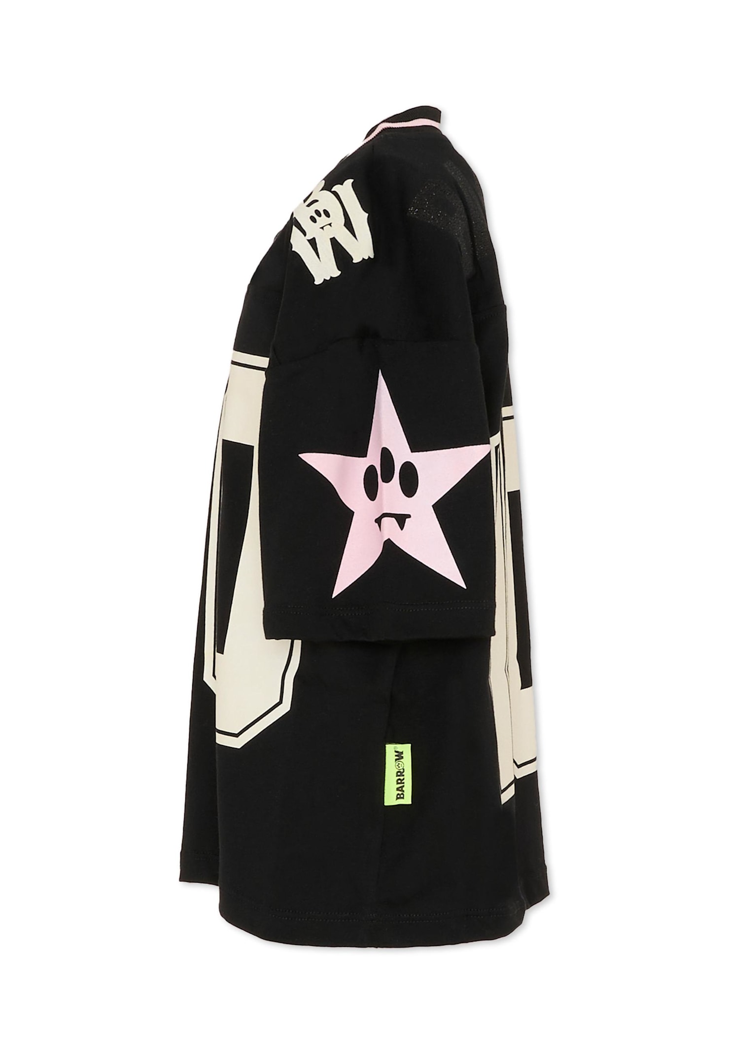 Barrow Star-graphic T-shirt In Black