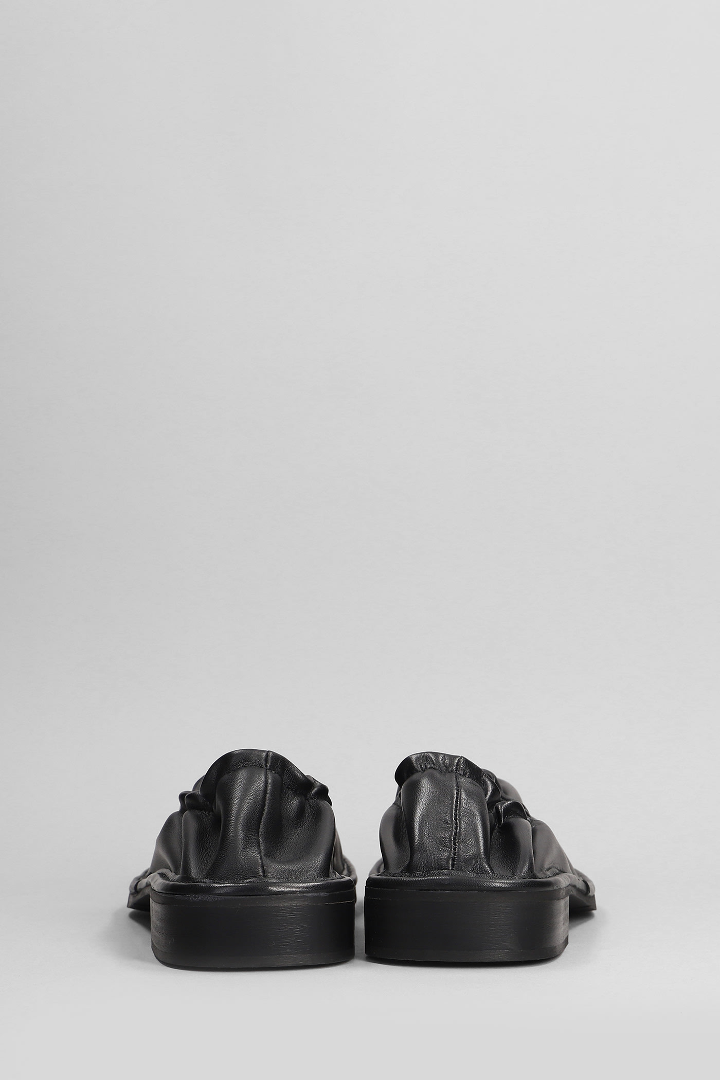 Shop Séfr Loafers In Black Leather