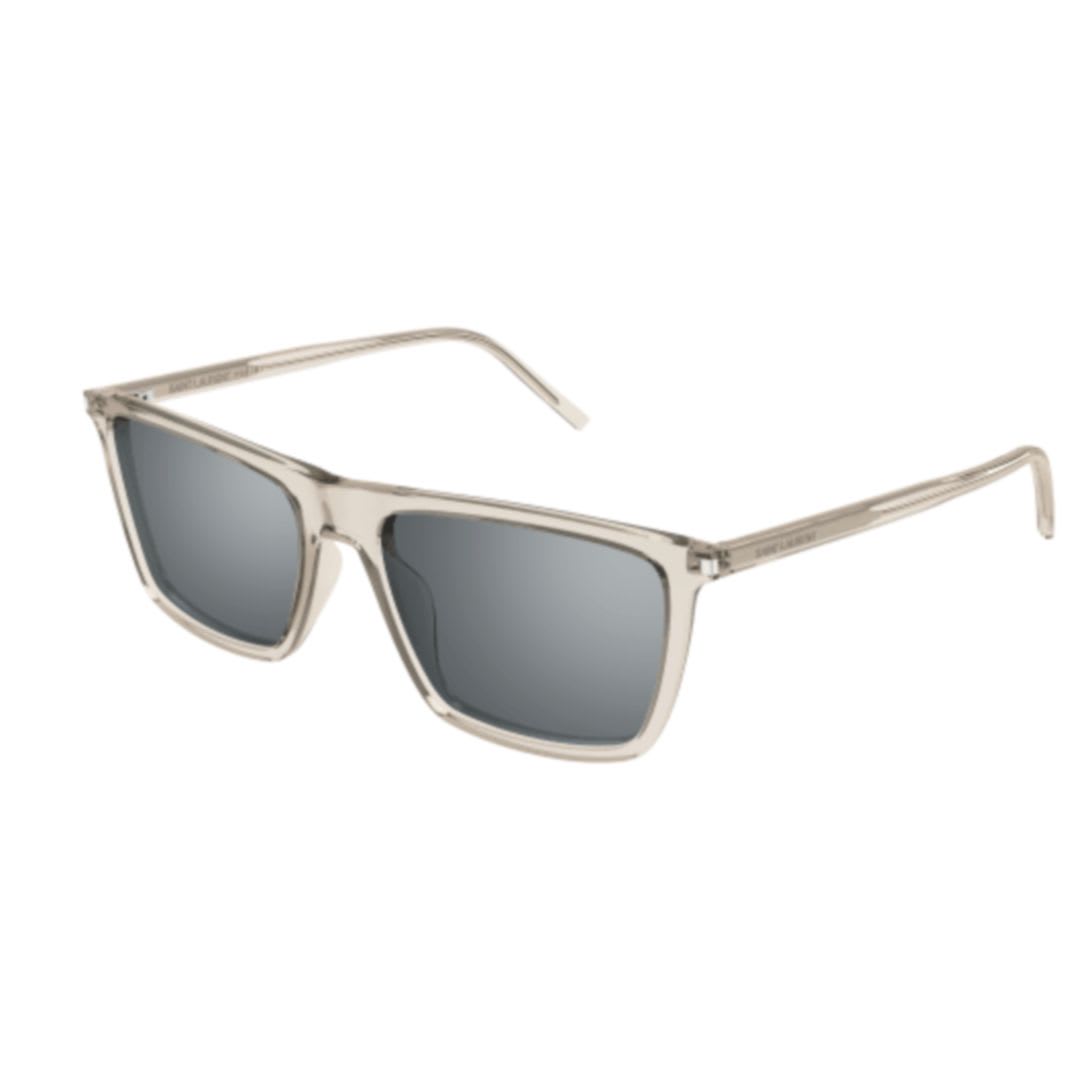 Saint Laurent Sunglasses Sl 668 In Beige-beige-silver