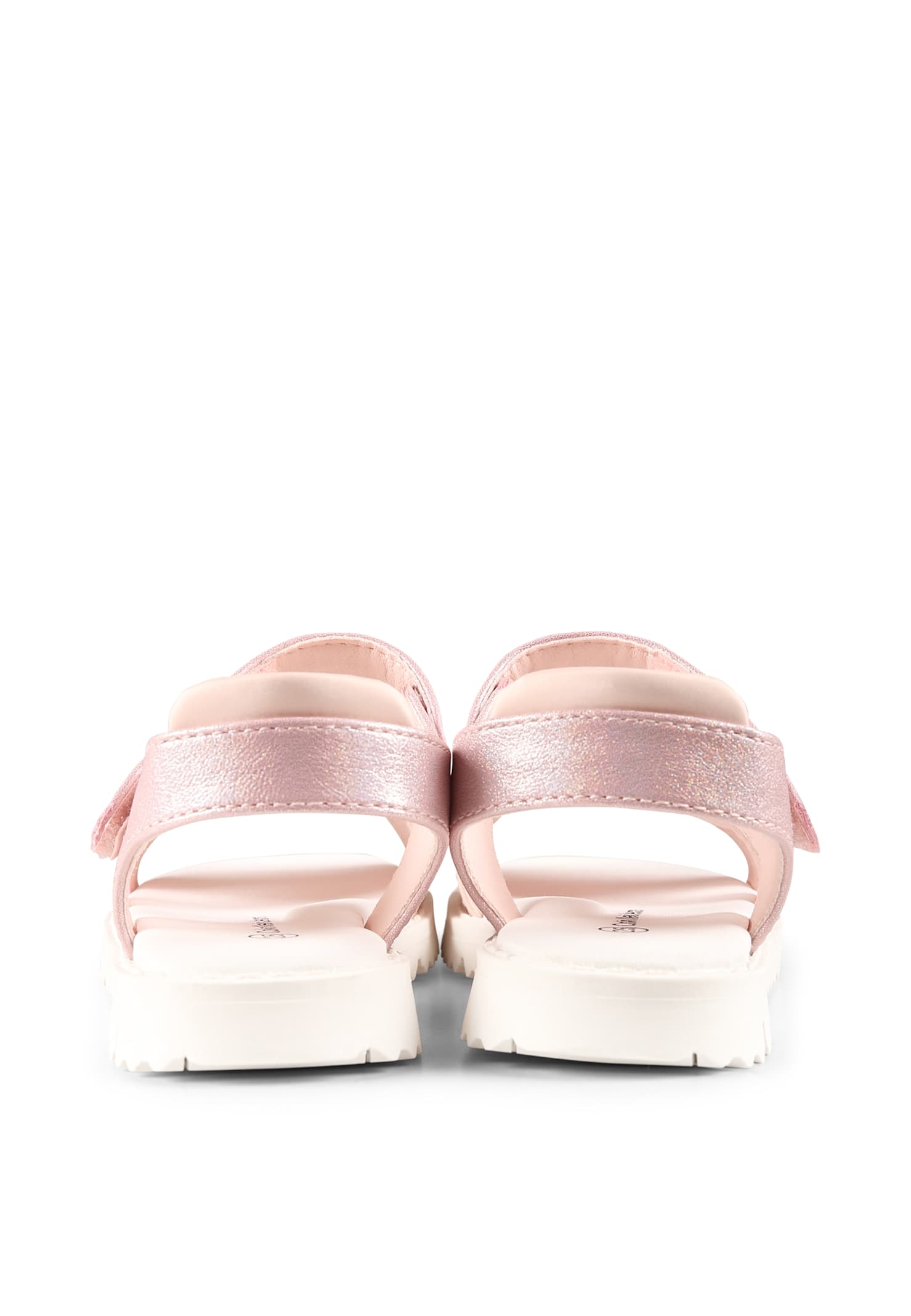 Calvin Klein Pink Sandals For Girl With Logo In Pink