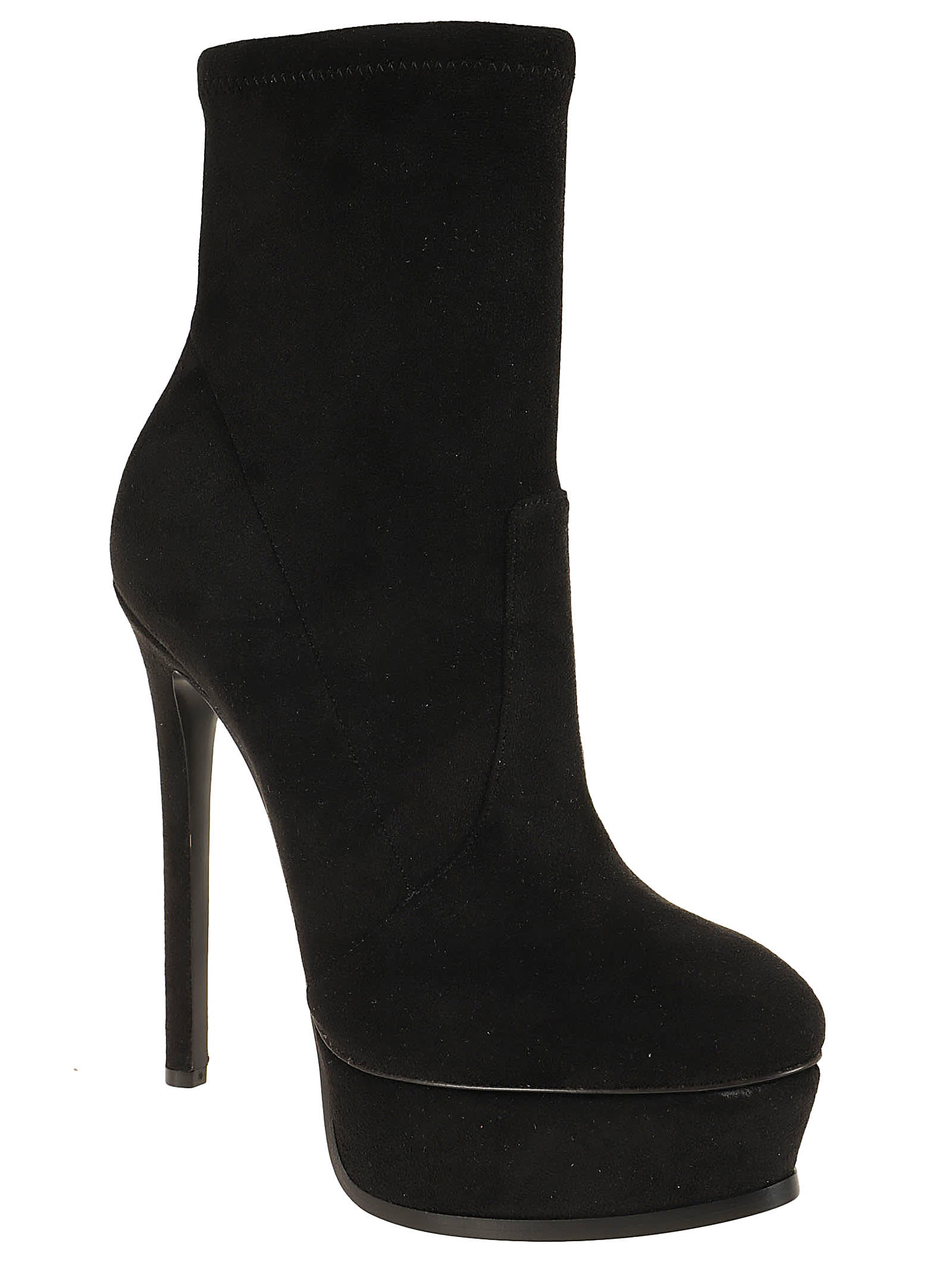 Shop Casadei Flora Jolly Ankle Boot In Nero