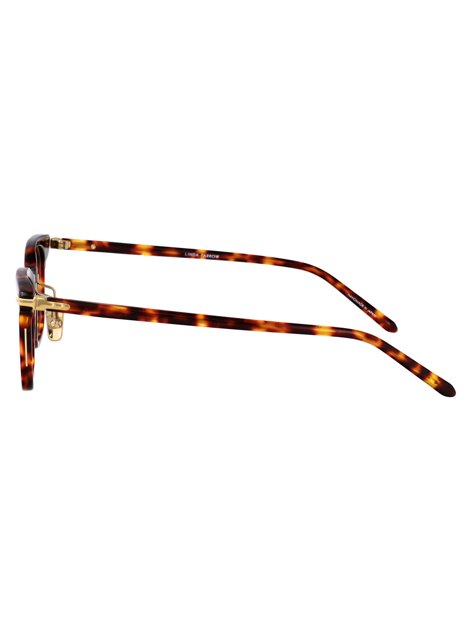 Linda Farrow Hawkin Glasses In Brown