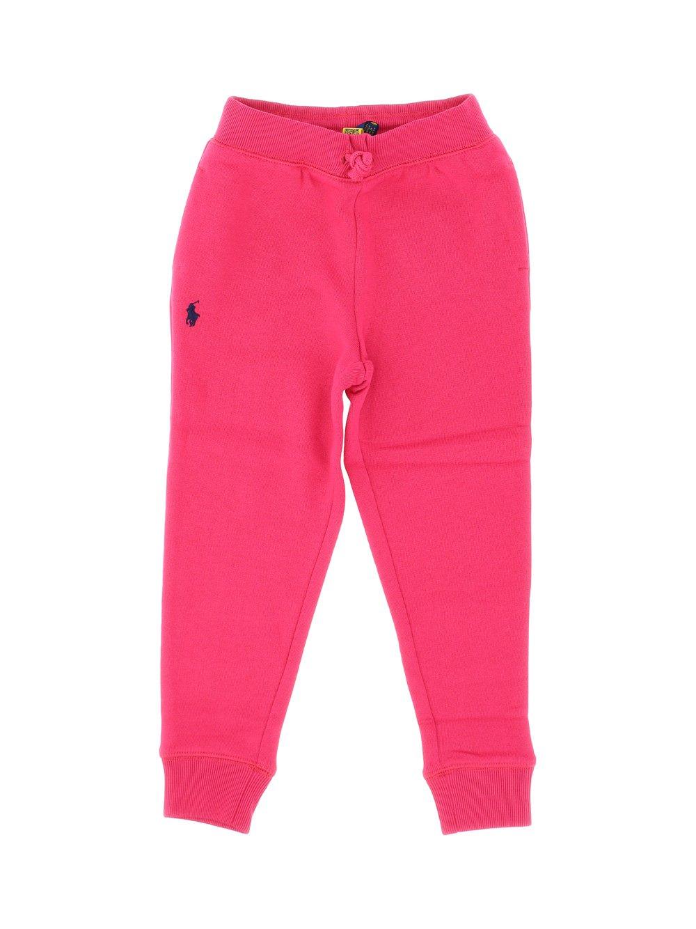 Ralph Lauren Kids Logo-embroidered Drawstring Tapered Trousers