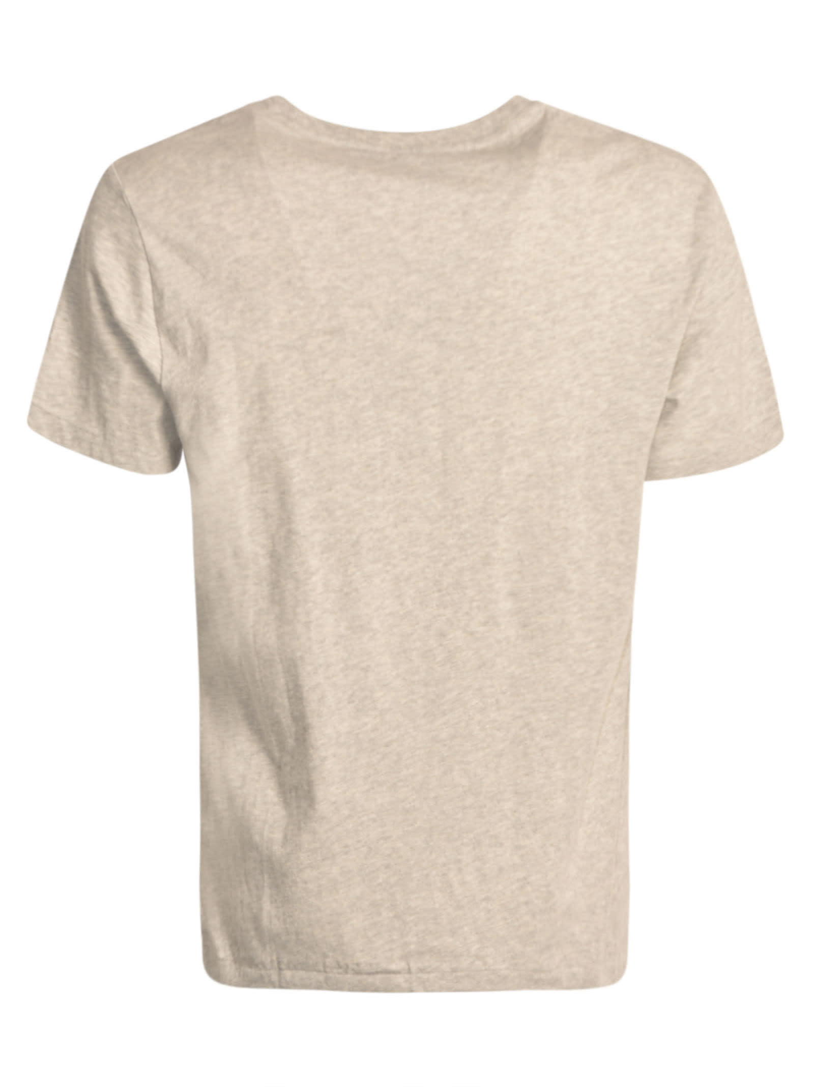 Polo Ralph Lauren Logo Round Neck T-shirt In Grey