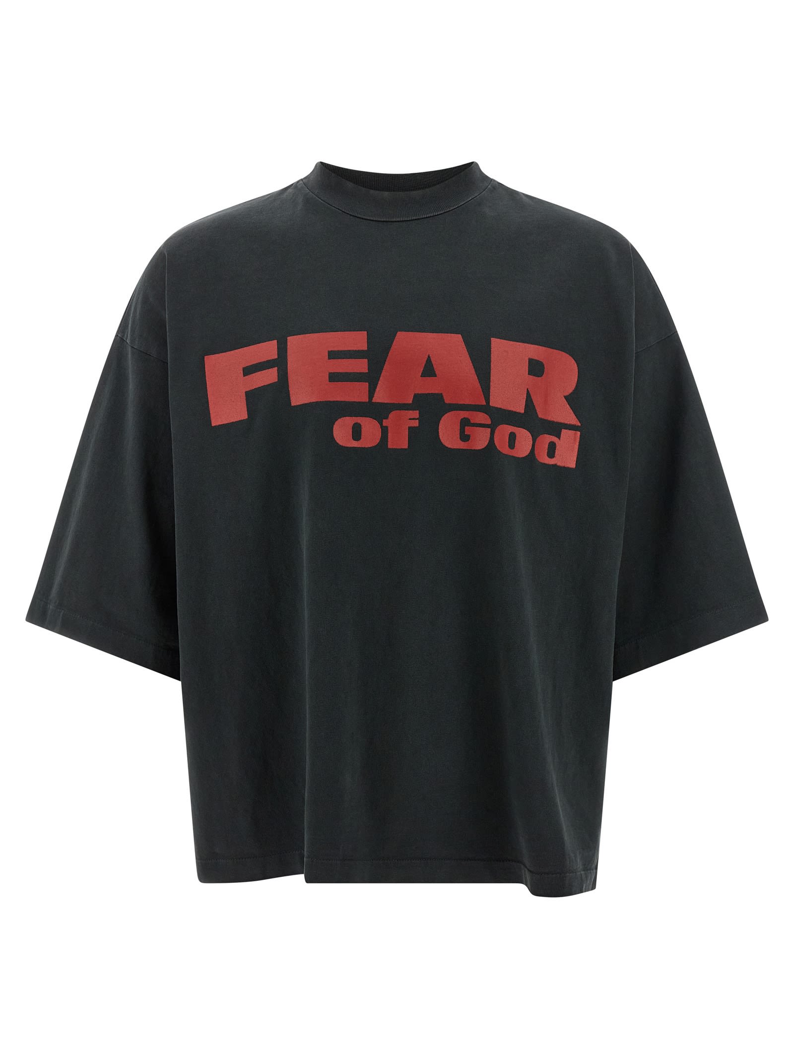 Fear Of God Overcome Challenges Graphic T-shirt In Black